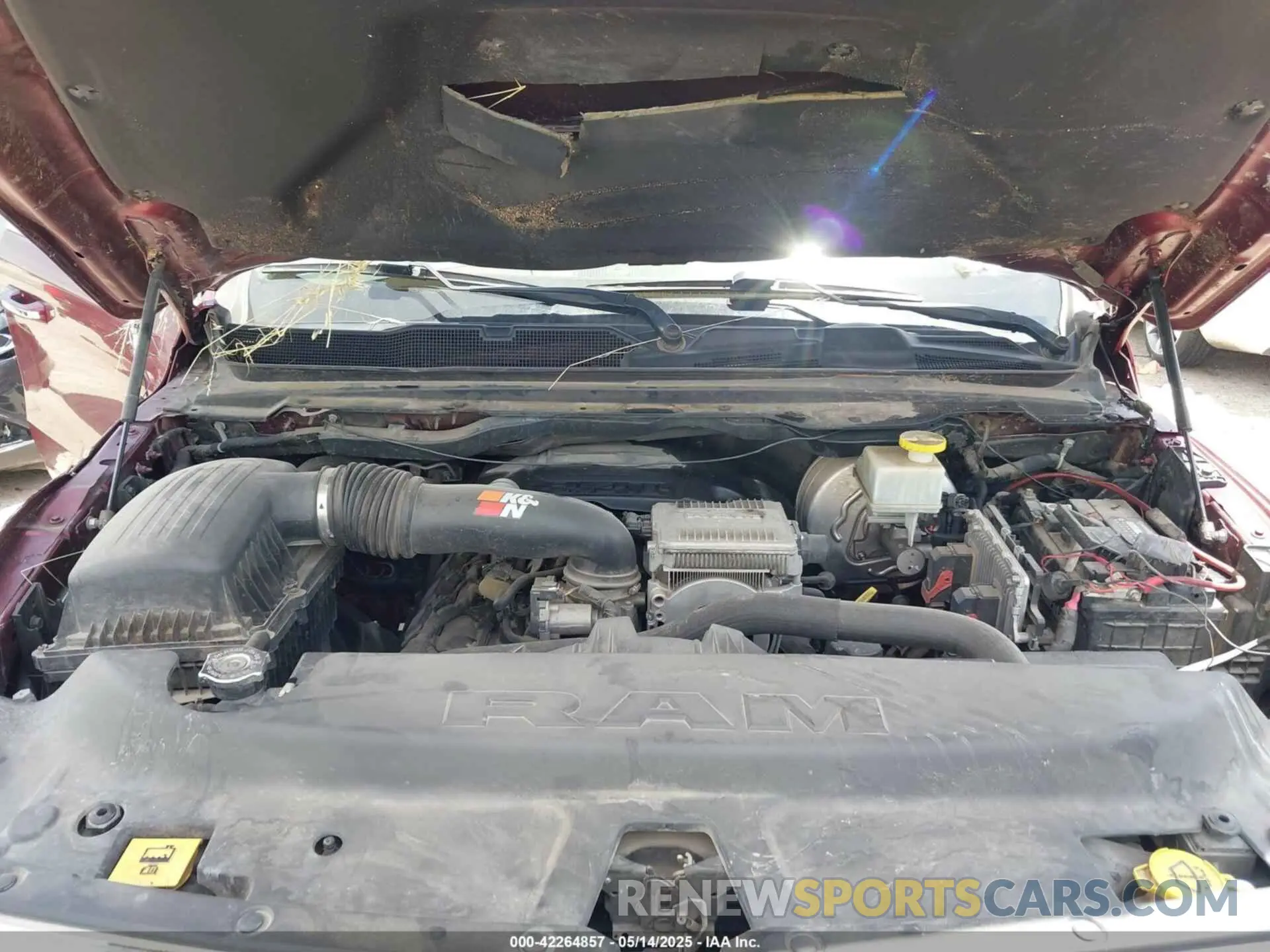 10 fotografías del automóvil dañado 1C6SRFRT6KN653315 RAM 1500 2019