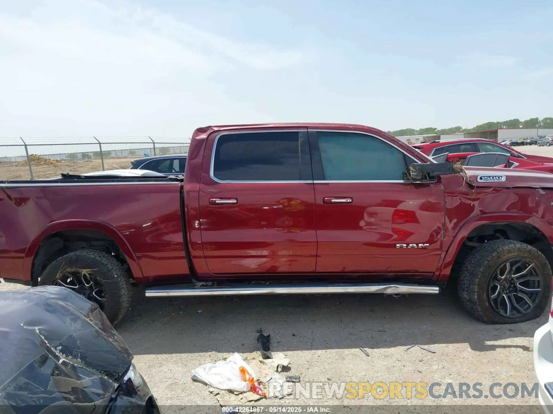 14 fotografías del automóvil dañado 1C6SRFRT6KN653315 RAM 1500 2019