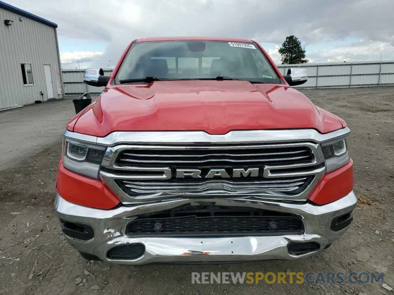 5 fotografías del automóvil dañado 1C6SRFRT7KN583534 RAM 1500 2019