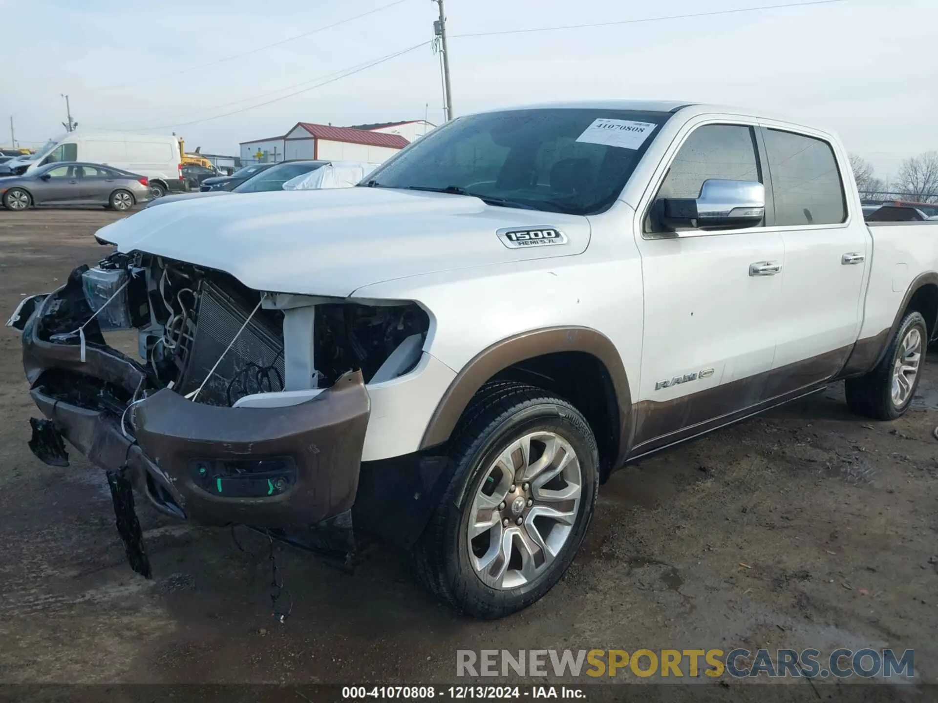 2 fotografías del automóvil dañado 1C6SRFST6KN886928 RAM 1500 2019