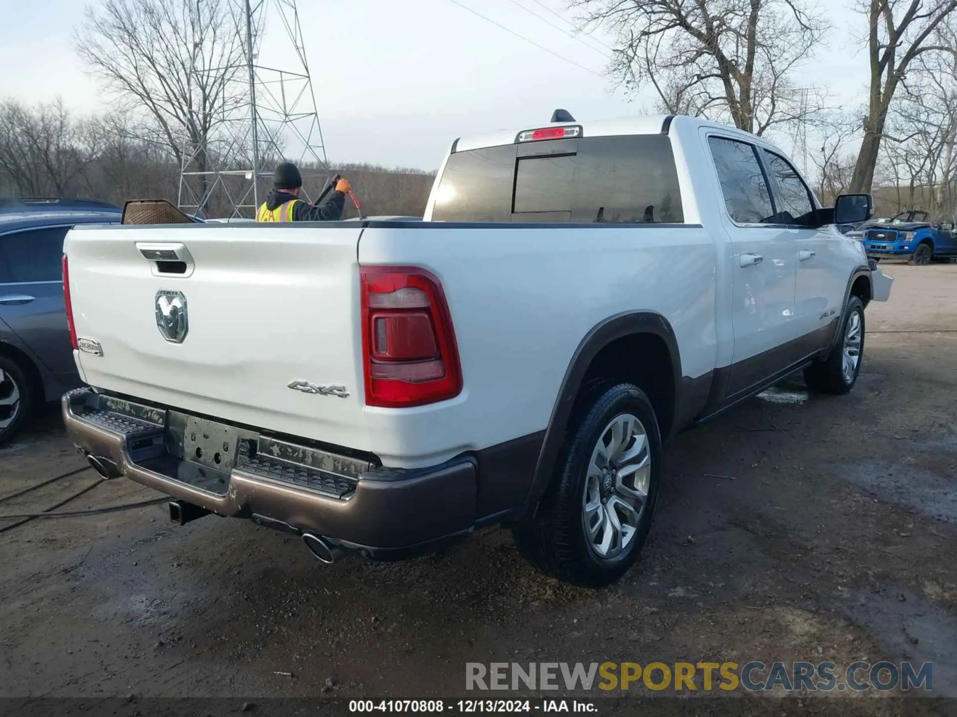 4 fotografías del automóvil dañado 1C6SRFST6KN886928 RAM 1500 2019