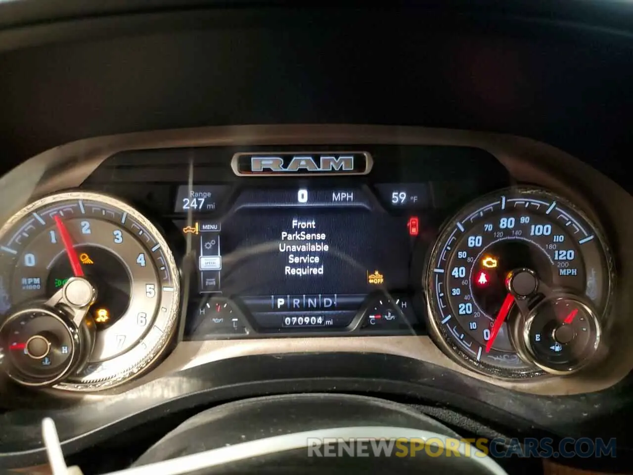 9 fotografías del automóvil dañado 1C6SRFST7KN514742 RAM 1500 2019