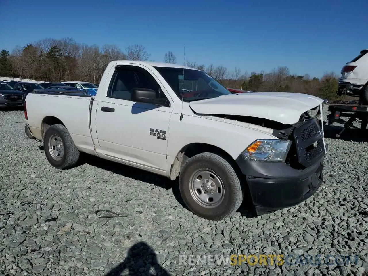 4 fotografías del automóvil dañado 3C6JR6AG5KG504090 RAM 1500 2019