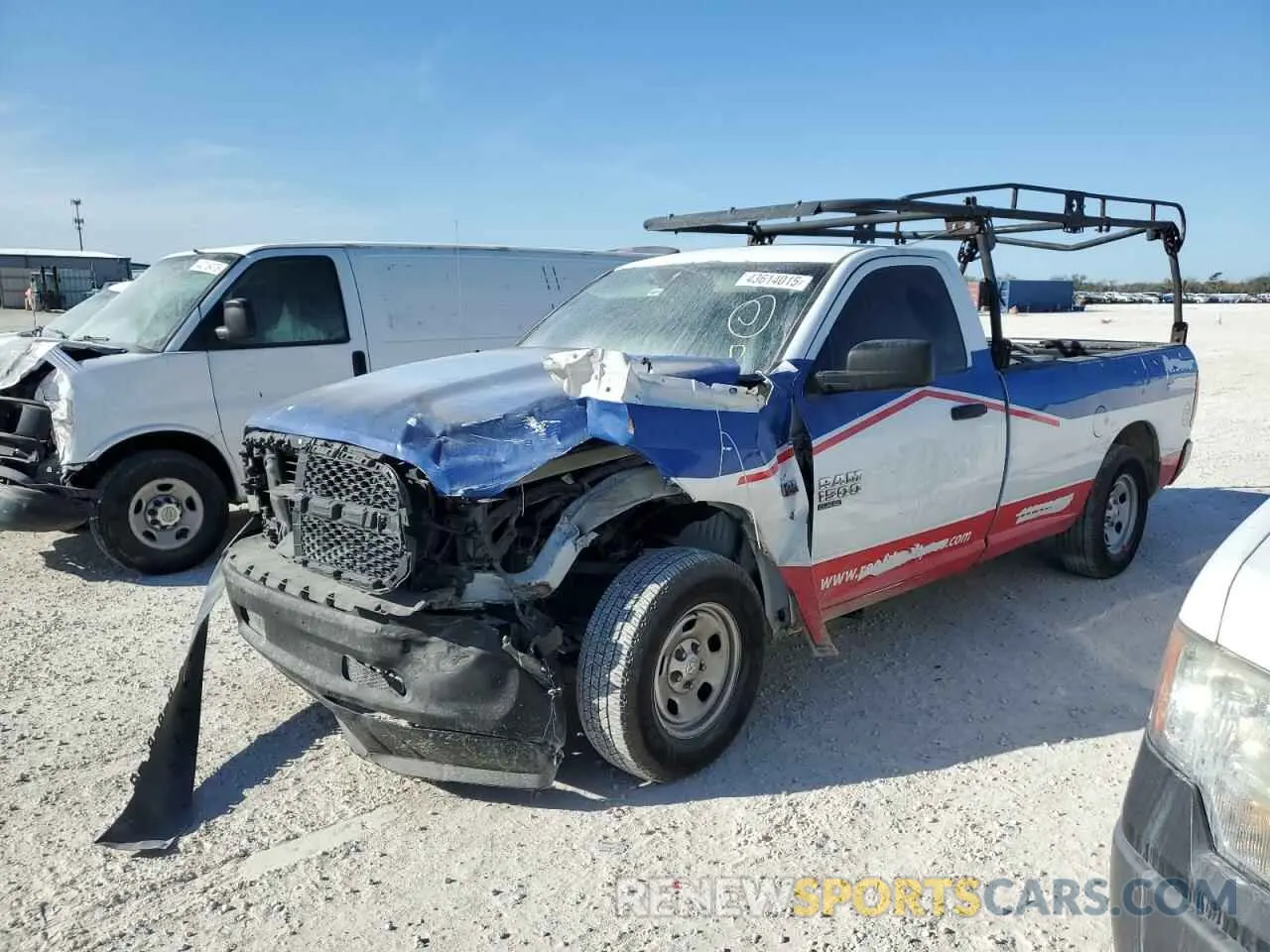 1 fotografías del automóvil dañado 3C6JR6DT3KG621739 RAM 1500 2019