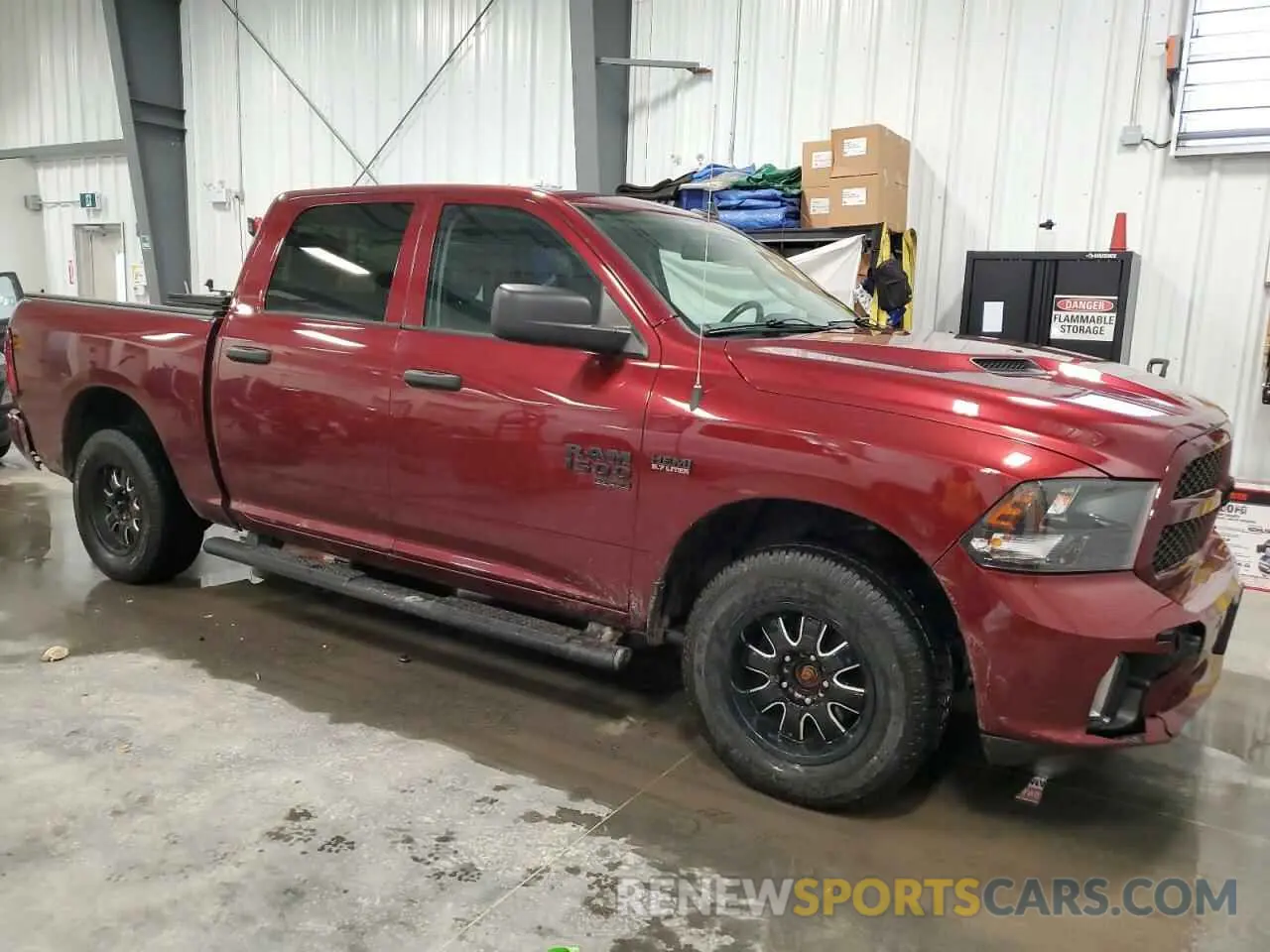 4 fotografías del automóvil dañado 3C6RR7KT0KG730431 RAM 1500 2019