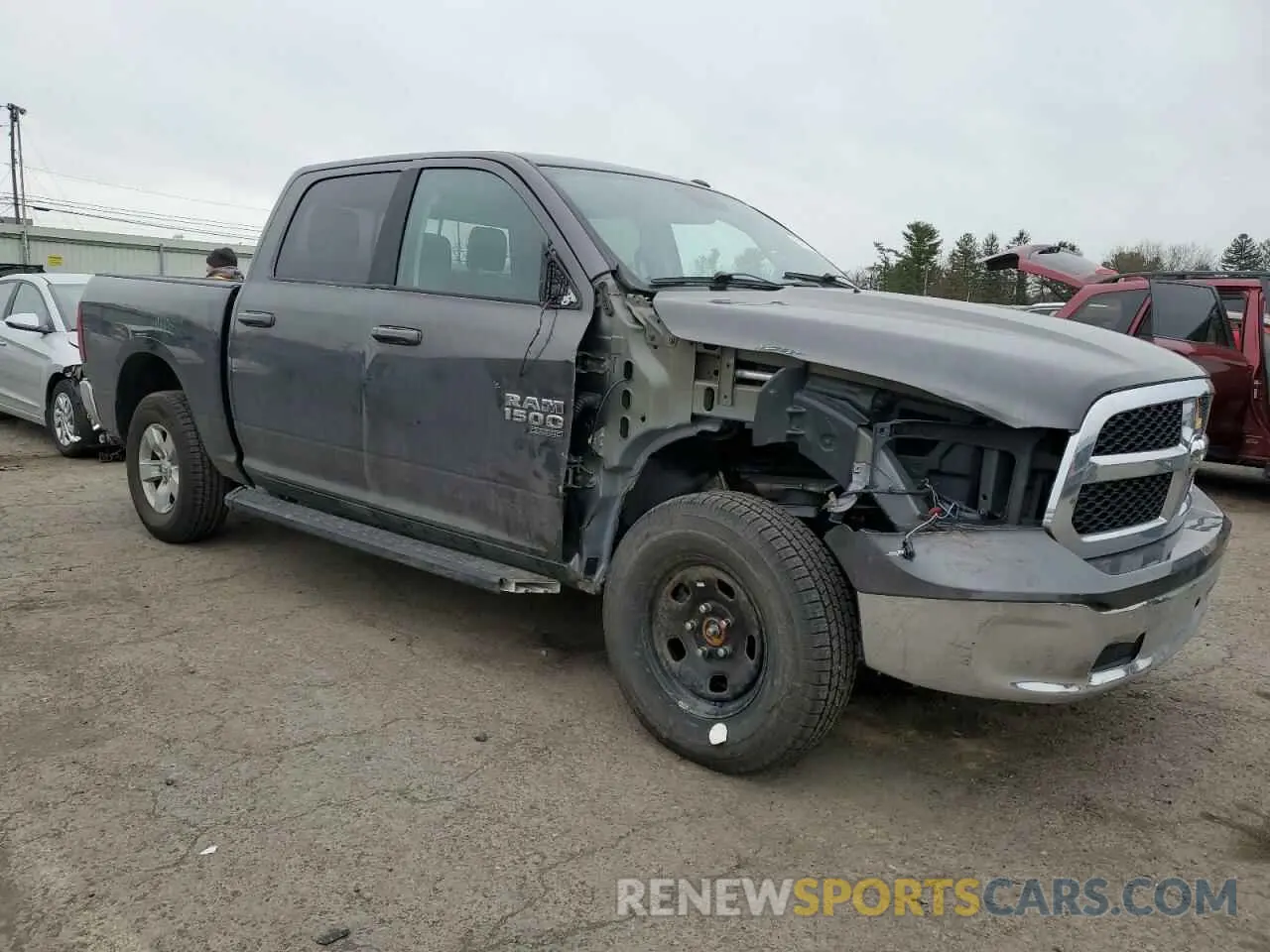 4 fotografías del automóvil dañado 3C6RR7LT8KG631273 RAM 1500 2019