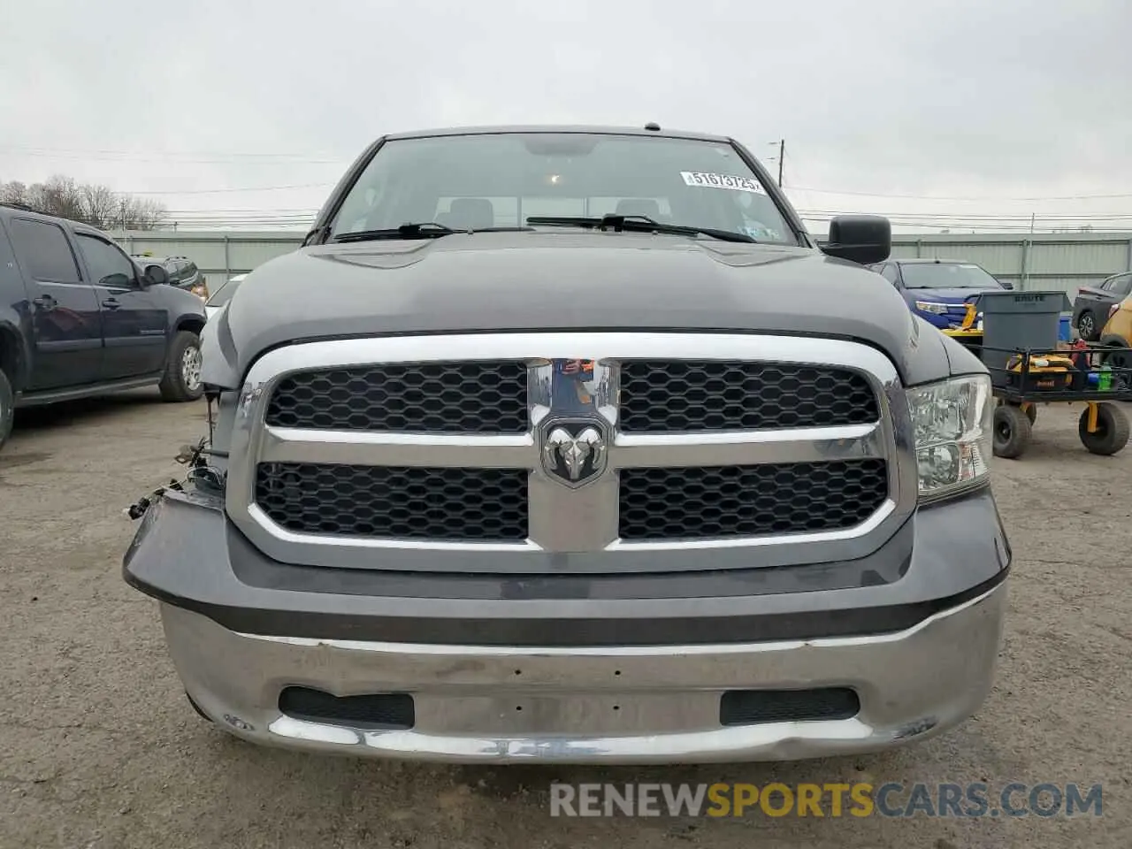 5 fotografías del automóvil dañado 3C6RR7LT8KG631273 RAM 1500 2019
