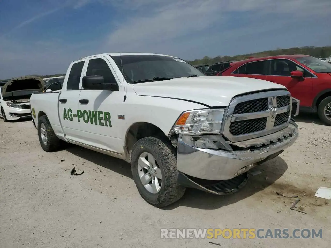 4 fotografías del automóvil dañado 1C6RR7FTXLS149863 RAM 1500 2020