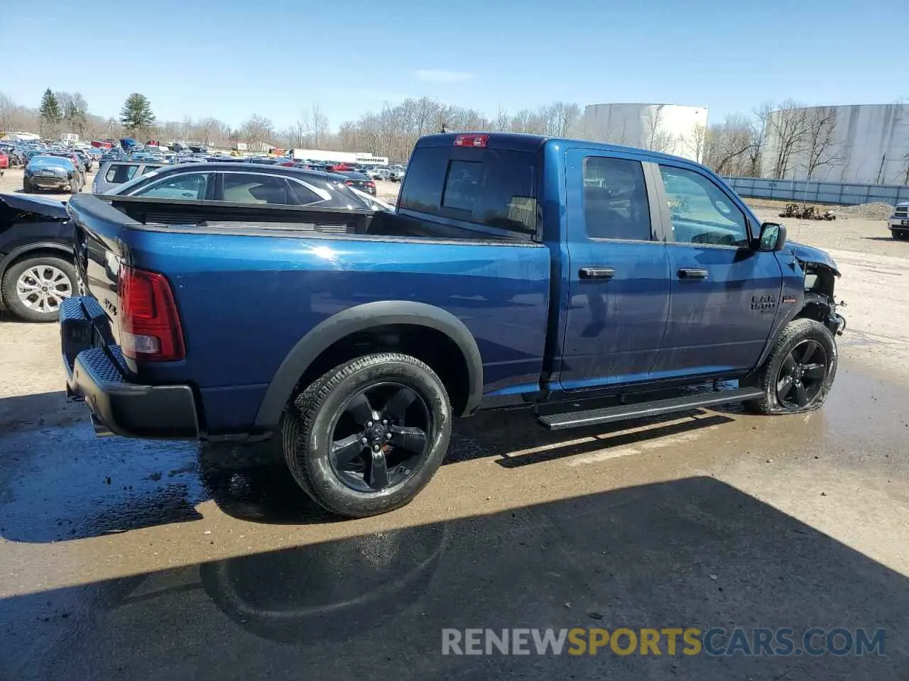 3 fotografías del automóvil dañado 1C6RR7GT1LS159468 RAM 1500 2020