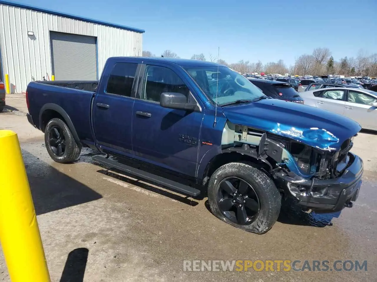 4 fotografías del automóvil dañado 1C6RR7GT1LS159468 RAM 1500 2020