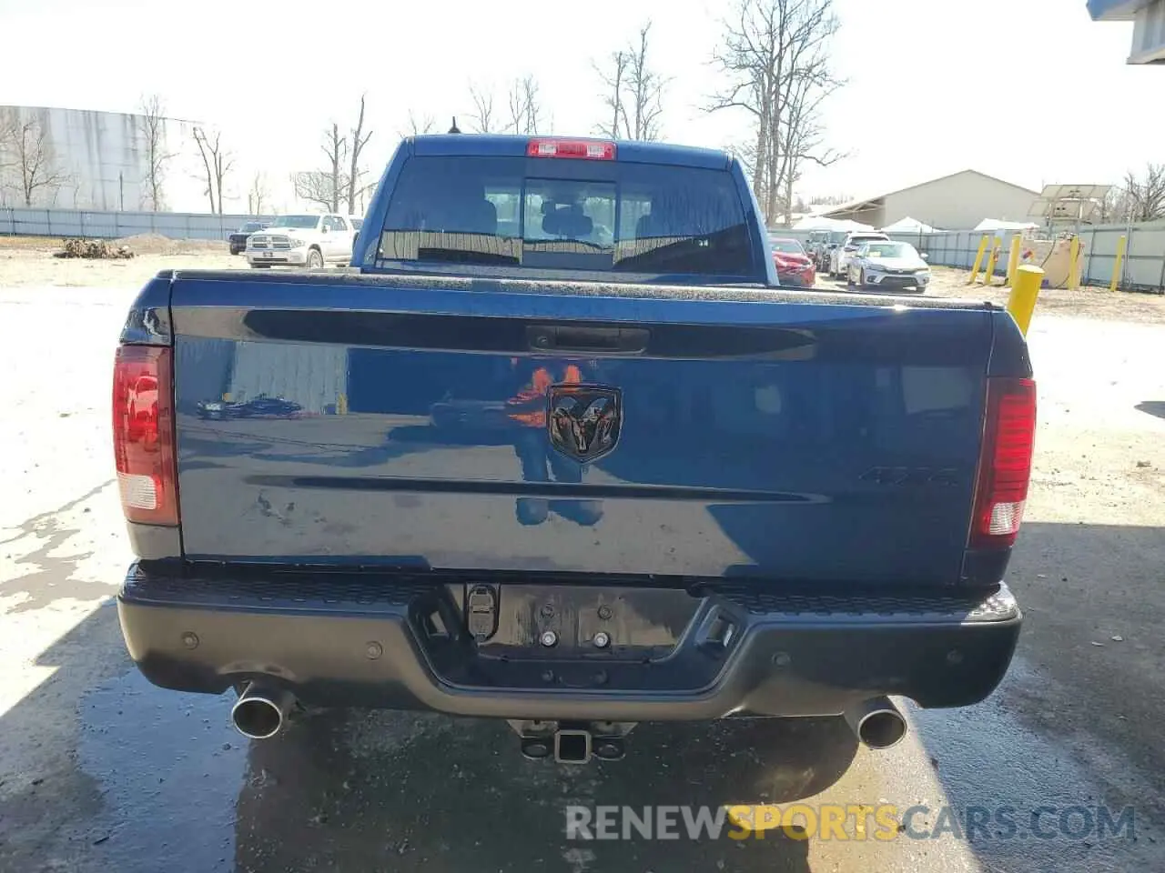 6 fotografías del automóvil dañado 1C6RR7GT1LS159468 RAM 1500 2020
