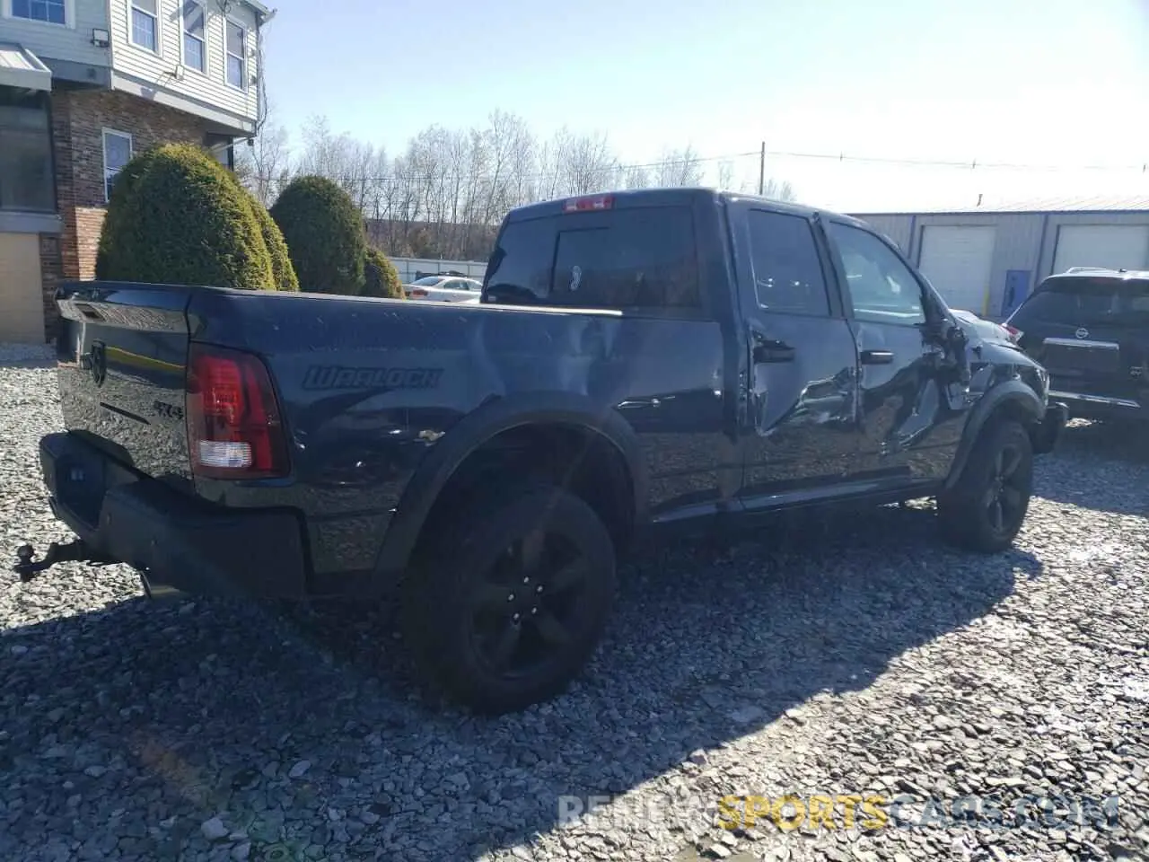 3 fotografías del automóvil dañado 1C6RR7GTXLS122287 RAM 1500 2020