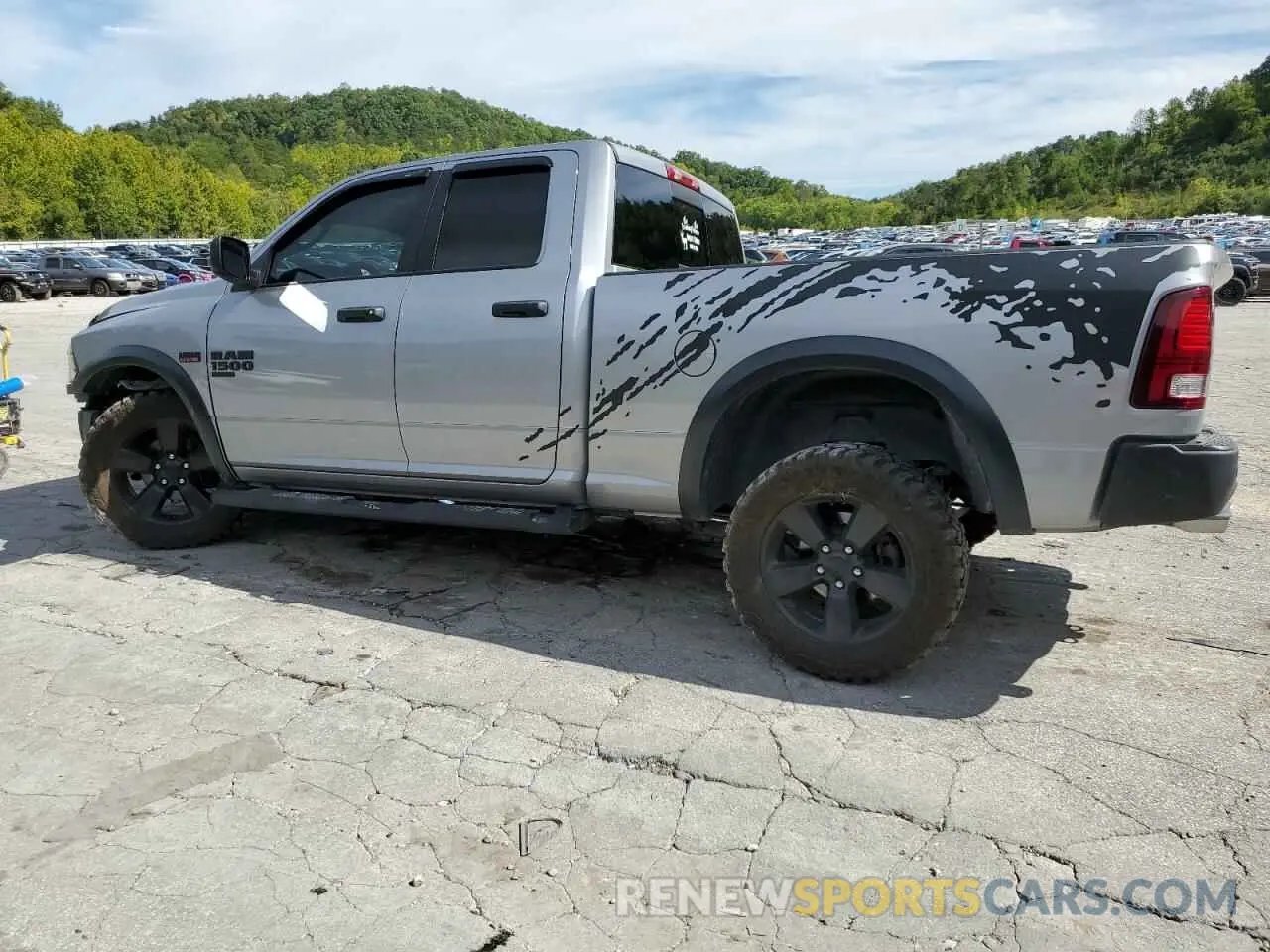2 fotografías del automóvil dañado 1C6RR7GTXLS144323 RAM 1500 2020
