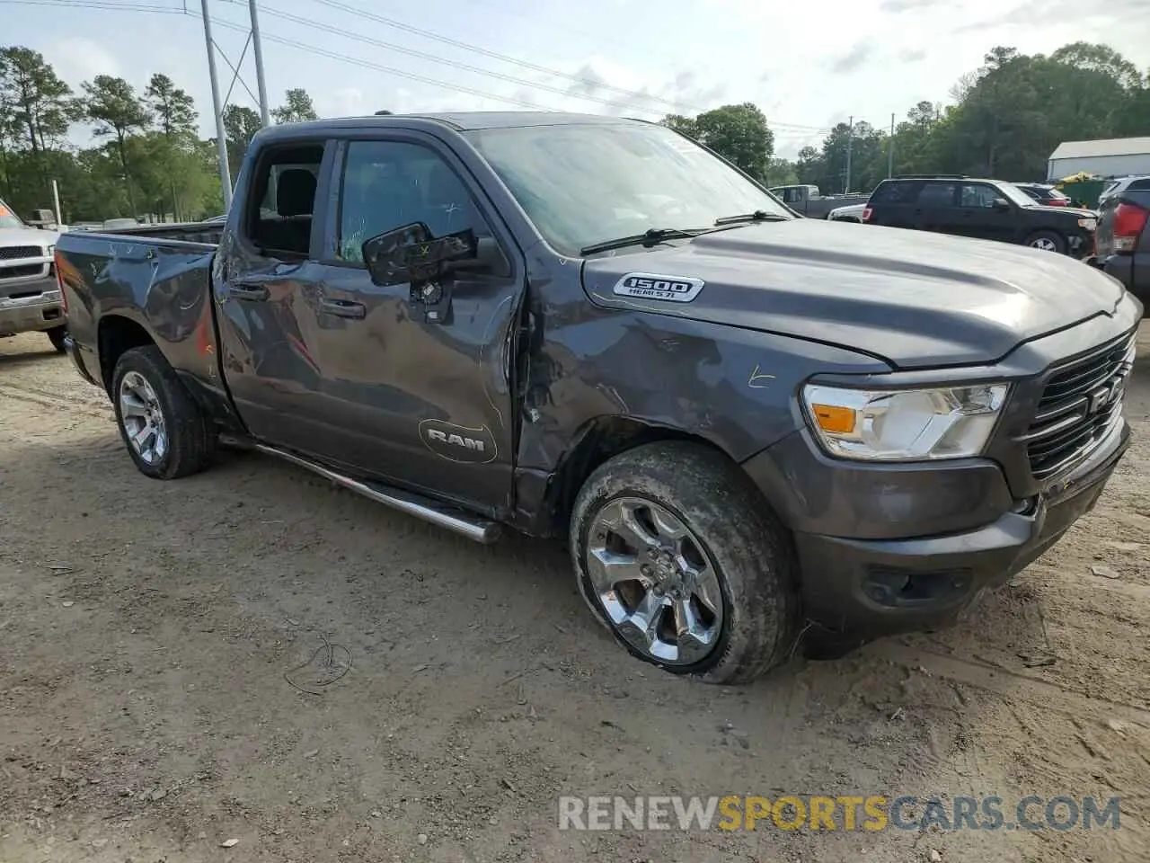 4 fotografías del automóvil dañado 1C6RREBT9LN253012 RAM 1500 2020