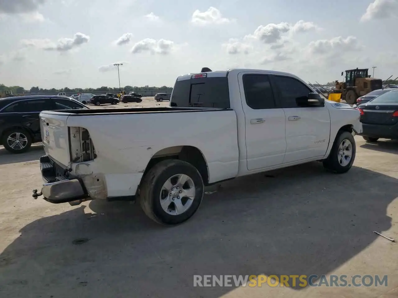 3 fotografías del automóvil dañado 1C6RREBTXLN300399 RAM 1500 2020