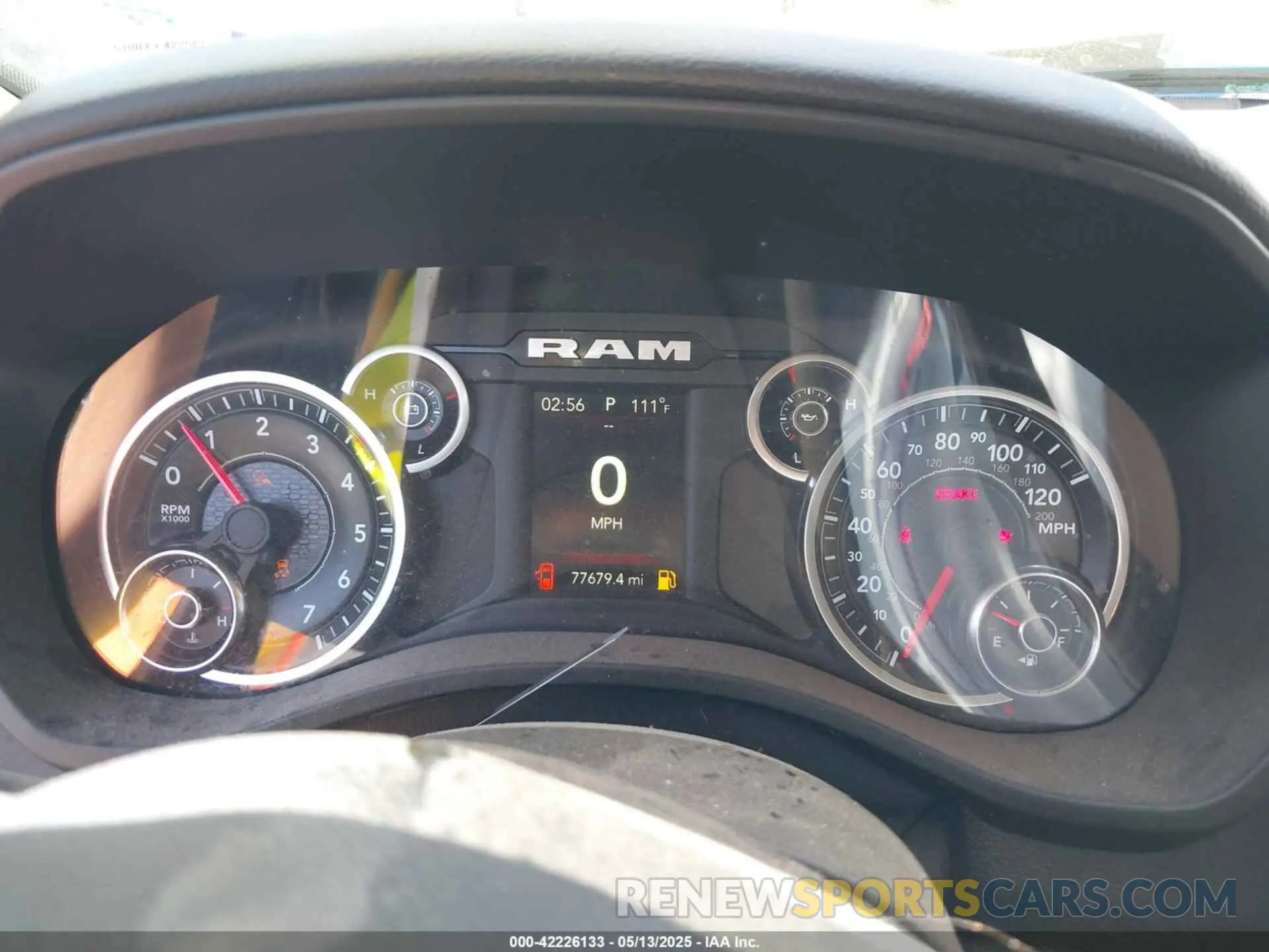 7 fotografías del automóvil dañado 1C6RREFT0LN209779 RAM 1500 2020