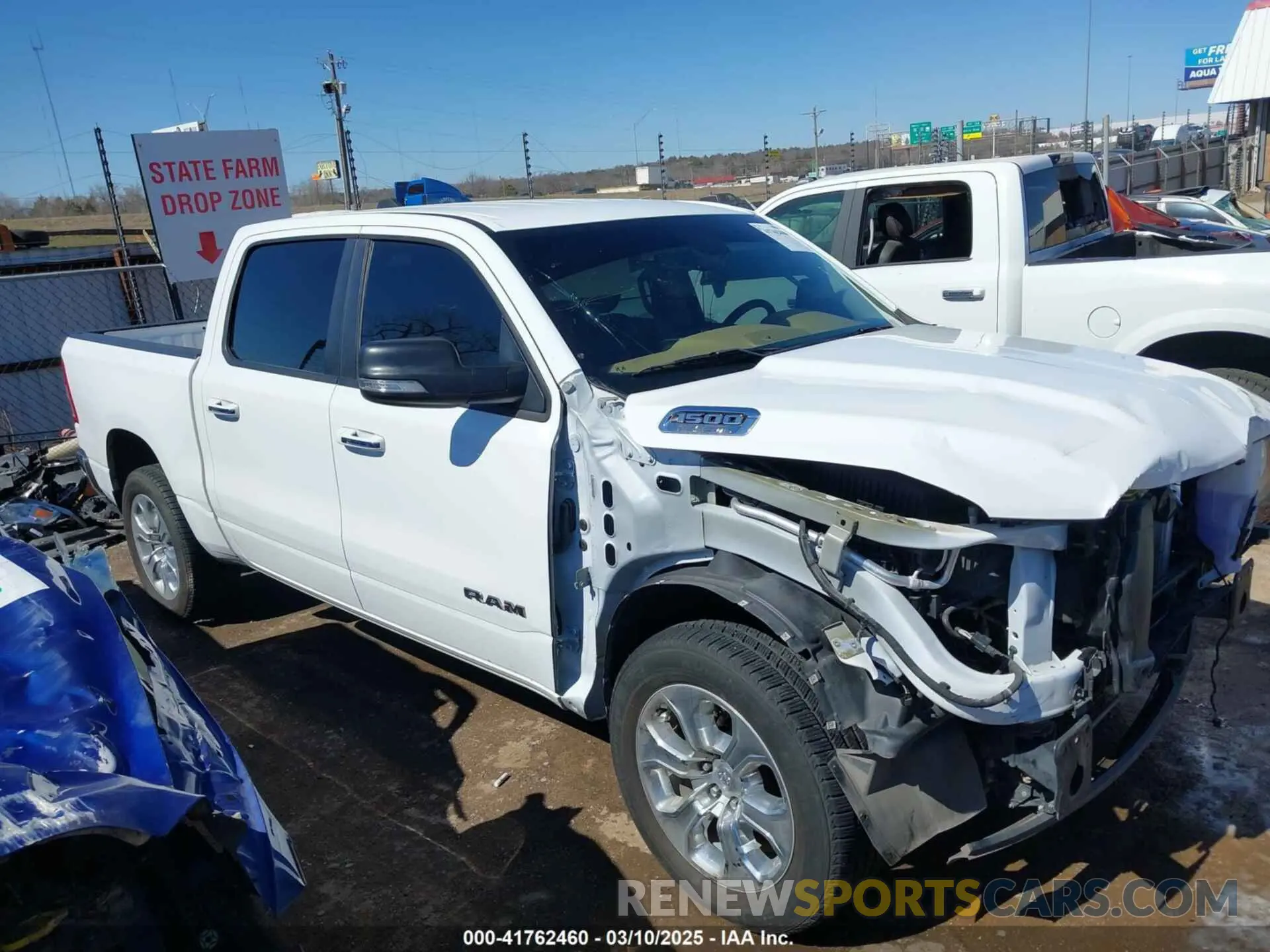 14 fotografías del automóvil dañado 1C6RREFT0LN311731 RAM 1500 2020