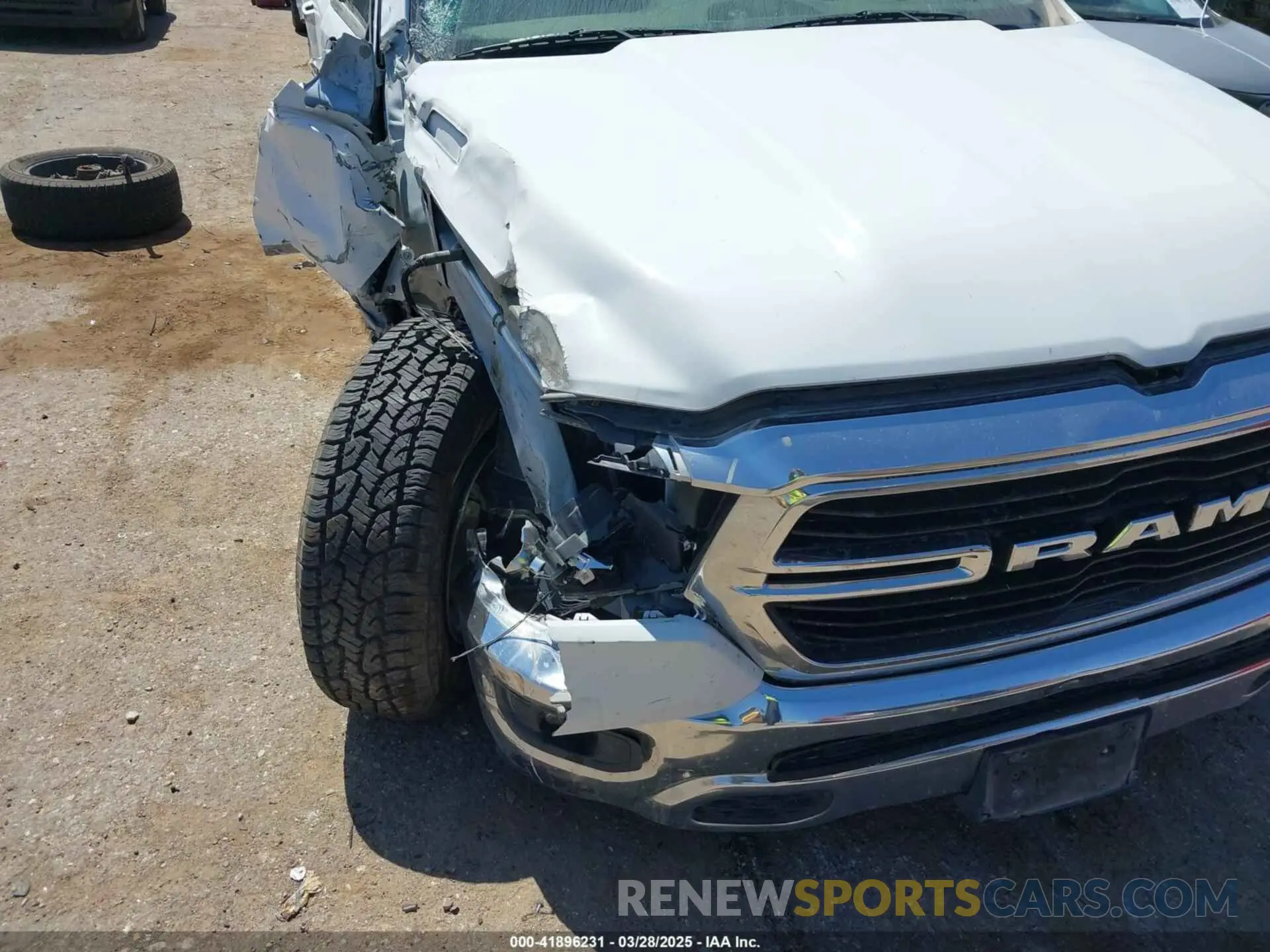 6 fotografías del automóvil dañado 1C6RREFT7LN386295 RAM 1500 2020