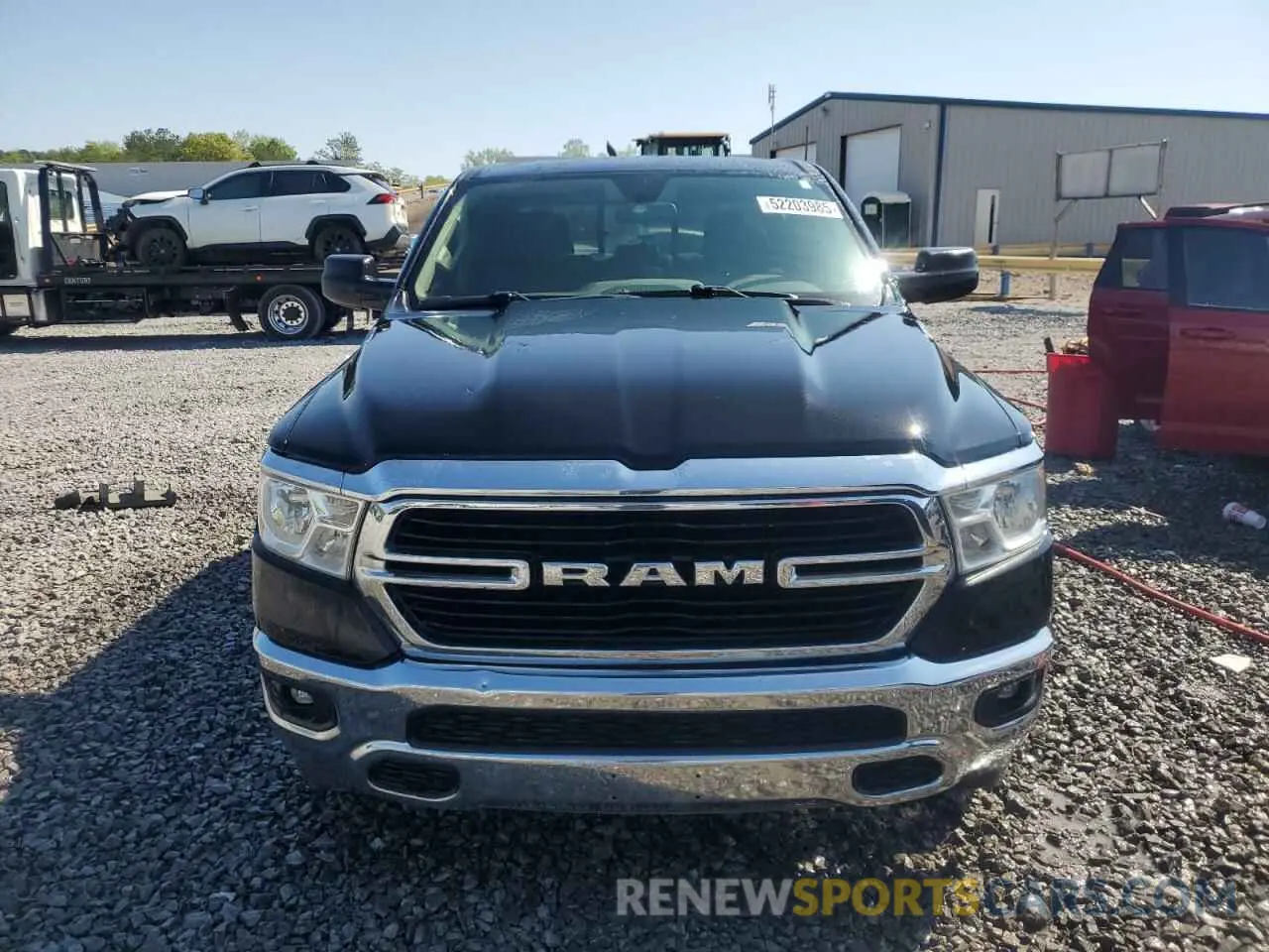 5 fotografías del automóvil dañado 1C6RREMG9LN262017 RAM 1500 2020