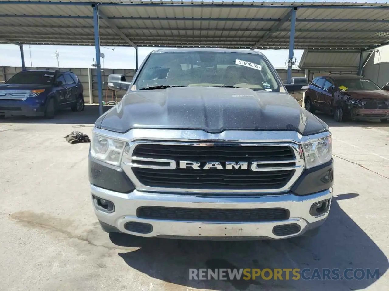 5 fotografías del automóvil dañado 1C6RRFBG1LN419693 RAM 1500 2020