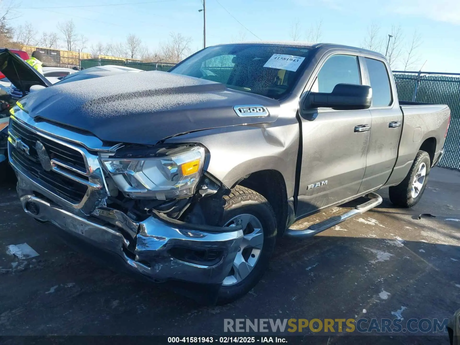 2 fotografías del automóvil dañado 1C6RRFBG9LN199462 RAM 1500 2020