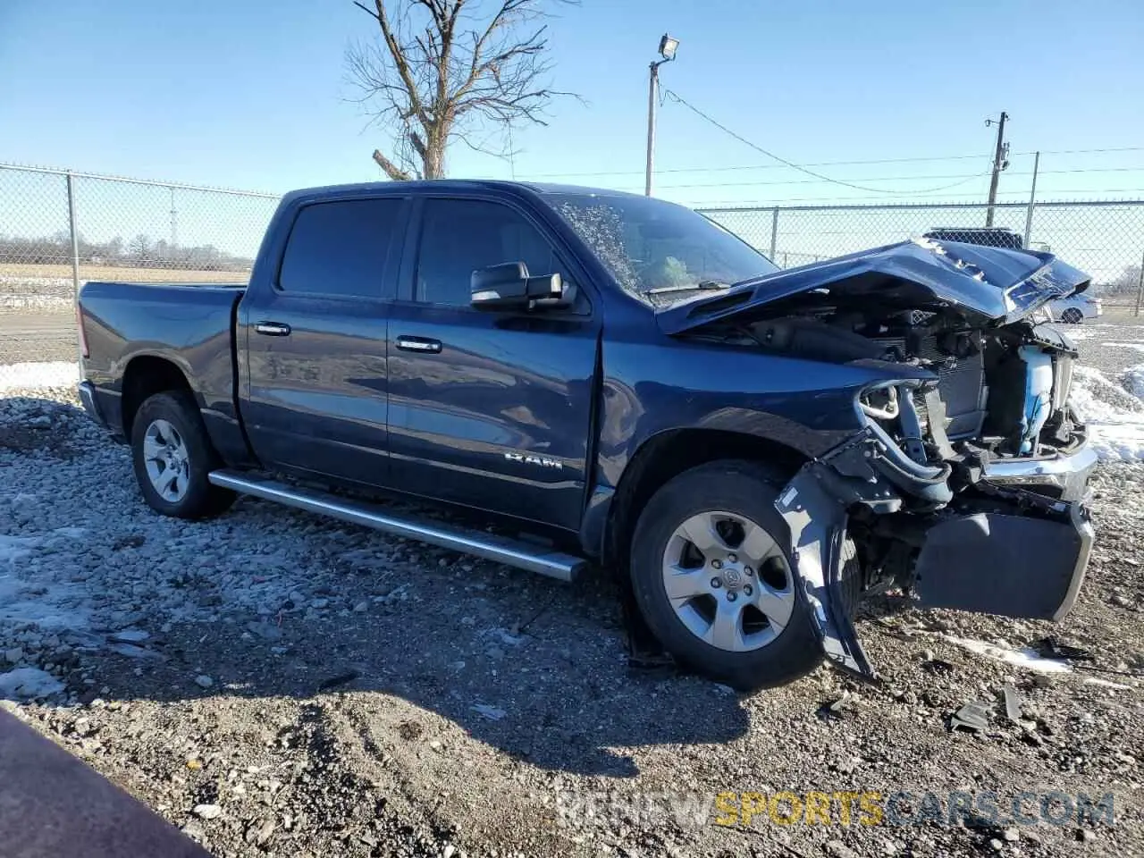 4 fotografías del automóvil dañado 1C6RRFFG4LN230403 RAM 1500 2020