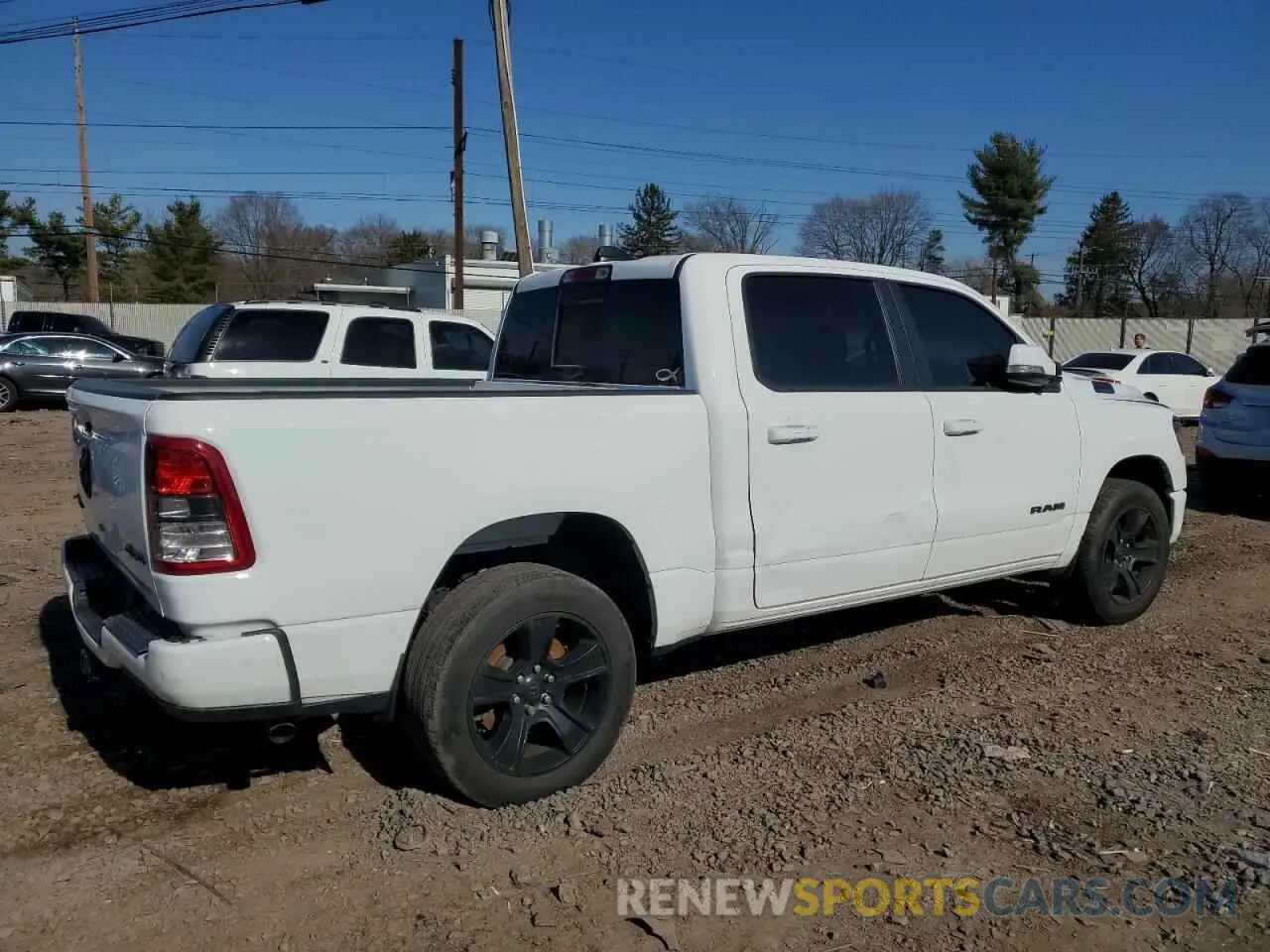 3 fotografías del automóvil dañado 1C6RRFFG6LN342720 RAM 1500 2020