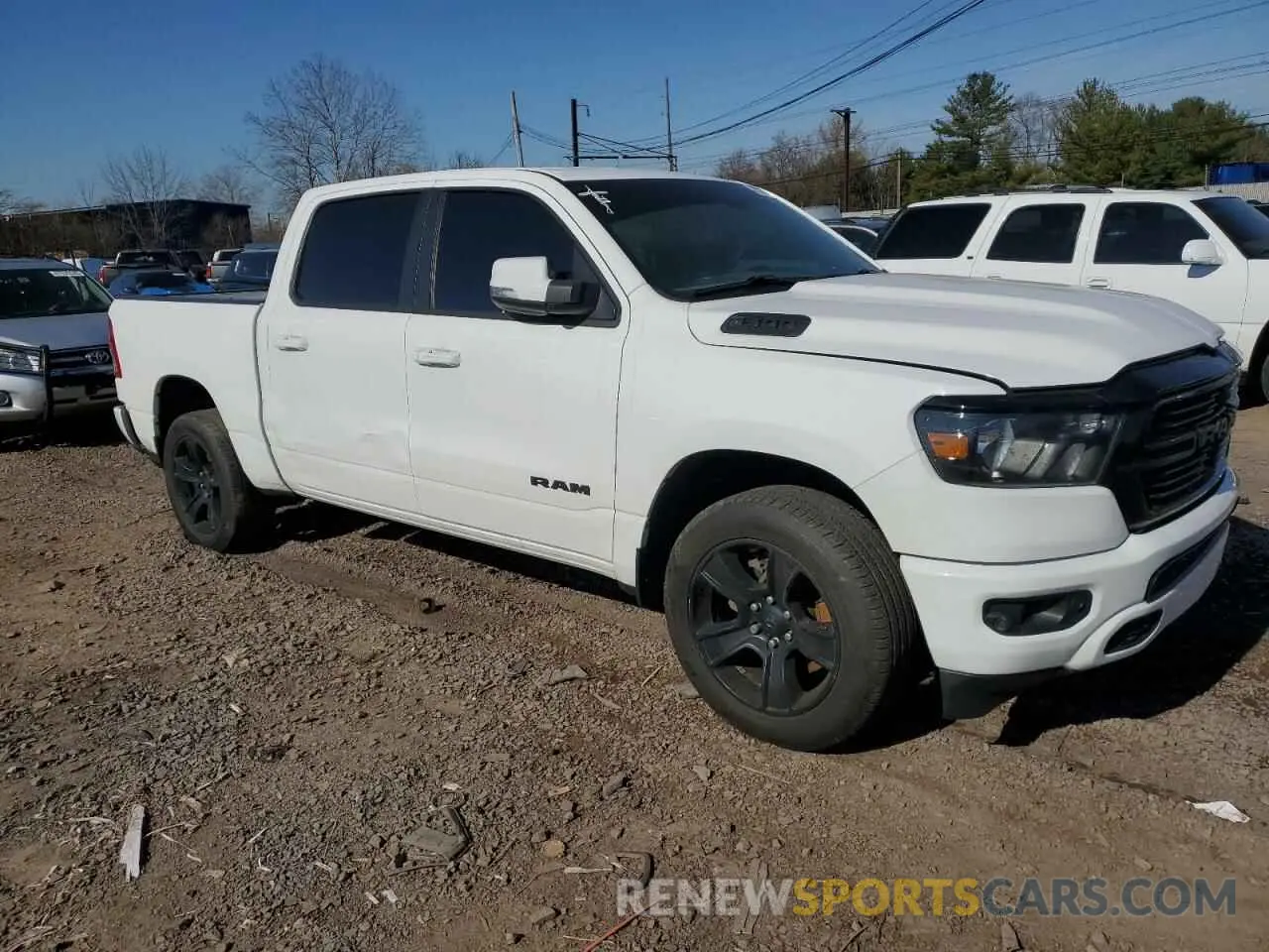 4 fotografías del automóvil dañado 1C6RRFFG6LN342720 RAM 1500 2020