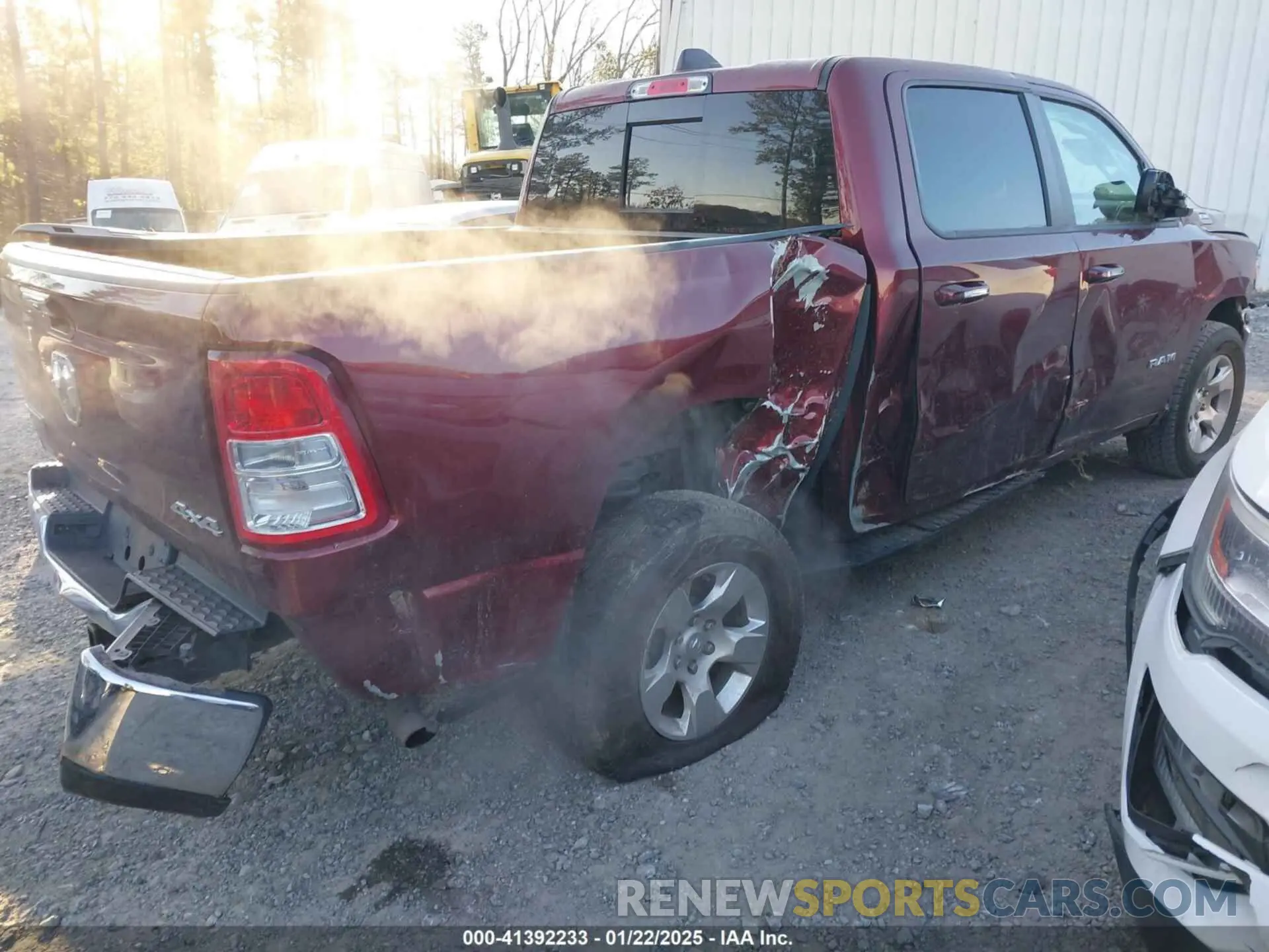4 fotografías del automóvil dañado 1C6RRFFGXLN288600 RAM 1500 2020