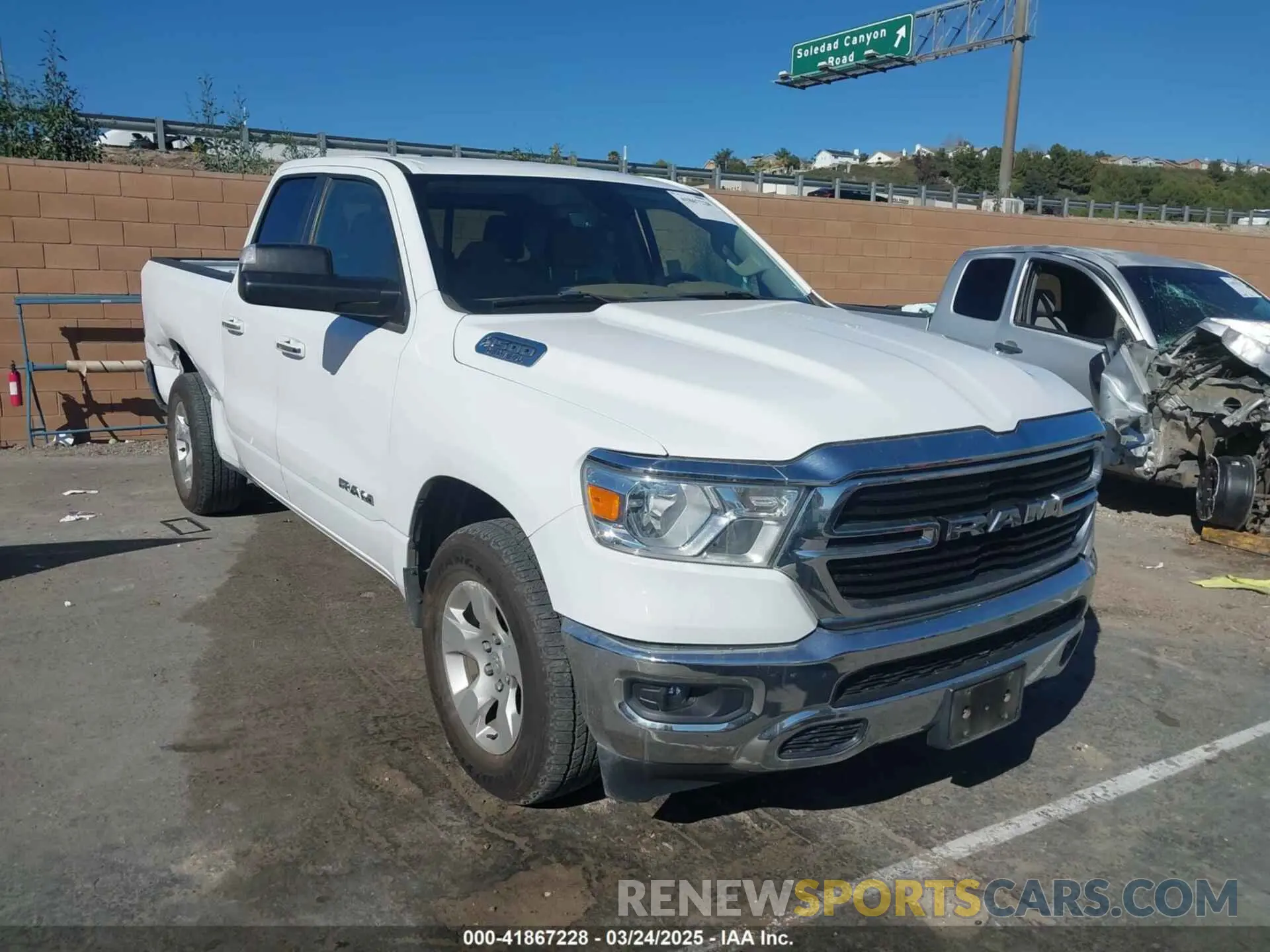 1 fotografías del automóvil dañado 1C6SRFBT2LN395323 RAM 1500 2020