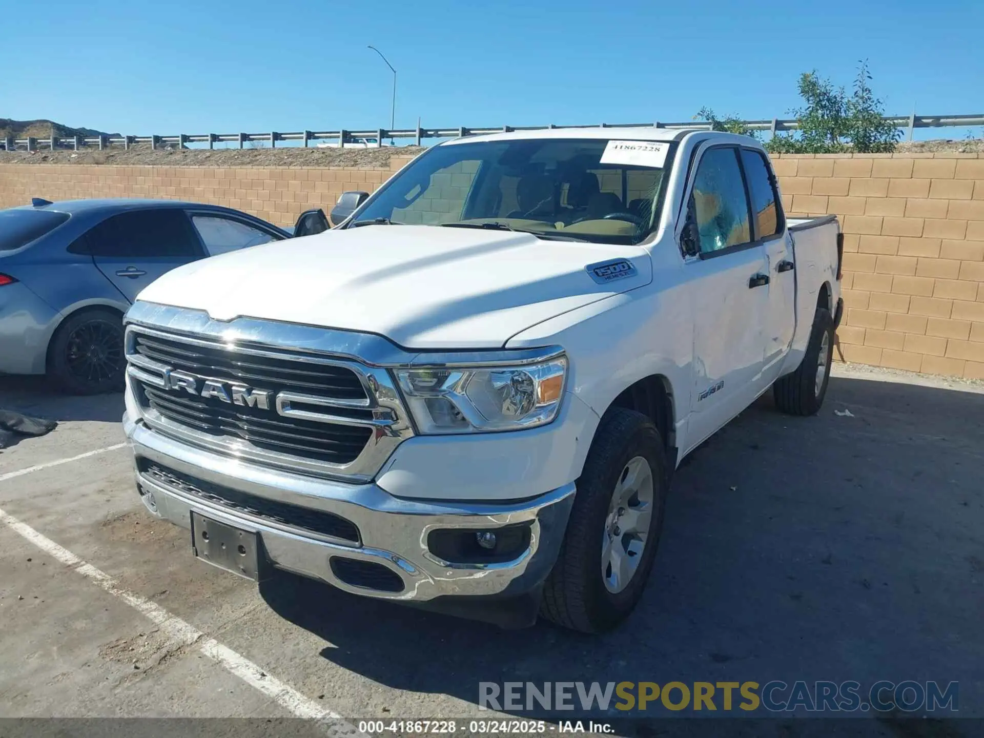 2 fotografías del automóvil dañado 1C6SRFBT2LN395323 RAM 1500 2020