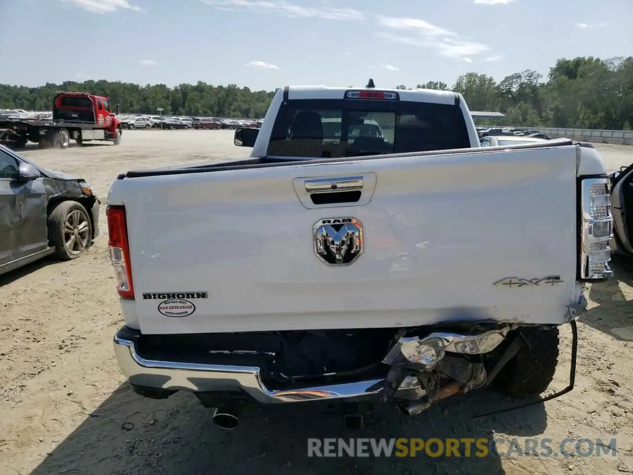 6 fotografías del automóvil dañado 1C6SRFBT3LN166200 RAM 1500 2020