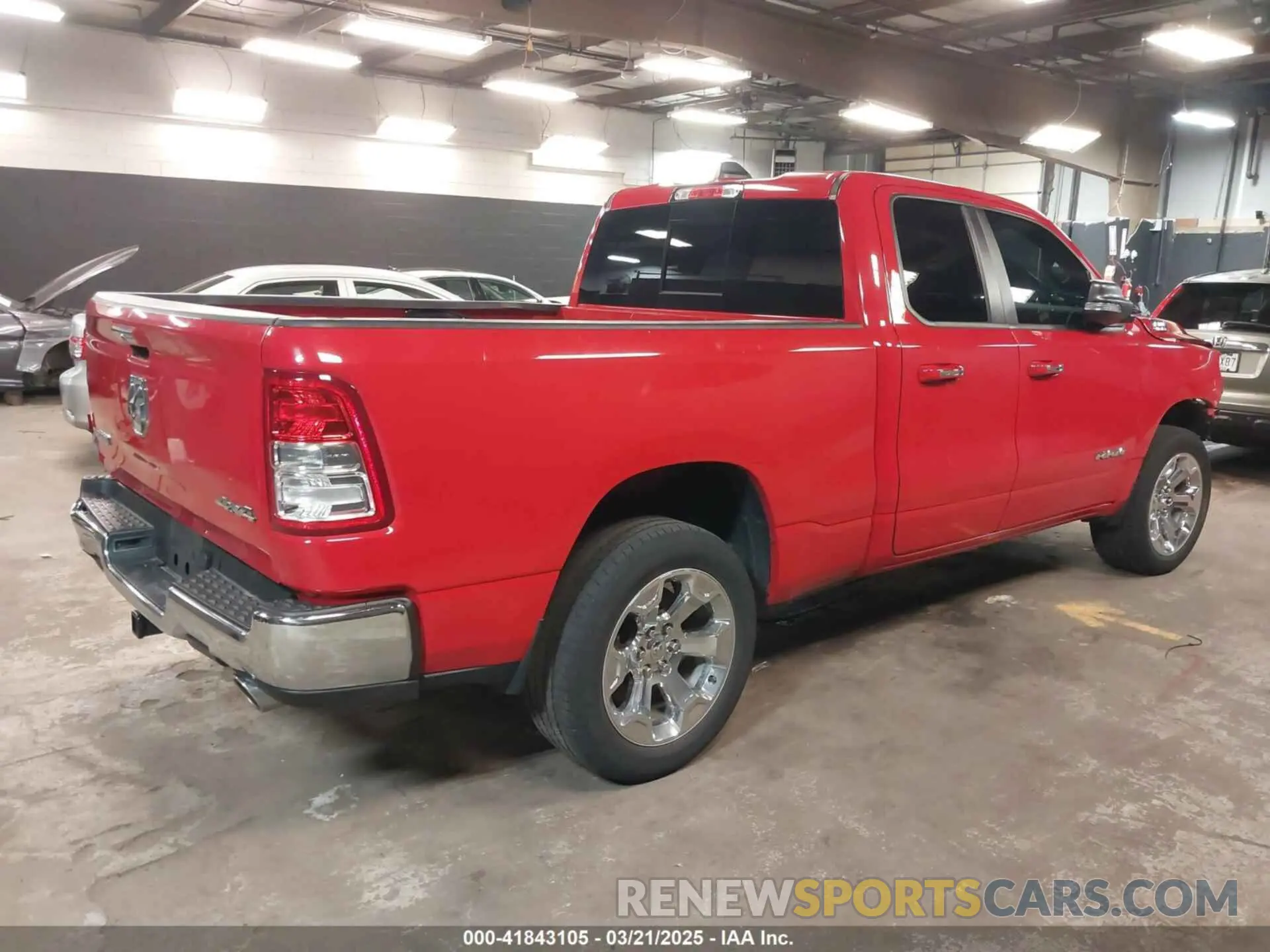 4 fotografías del automóvil dañado 1C6SRFBT3LN222815 RAM 1500 2020