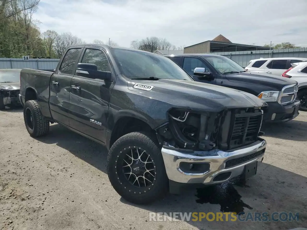 4 fotografías del automóvil dañado 1C6SRFBT3LN366641 RAM 1500 2020