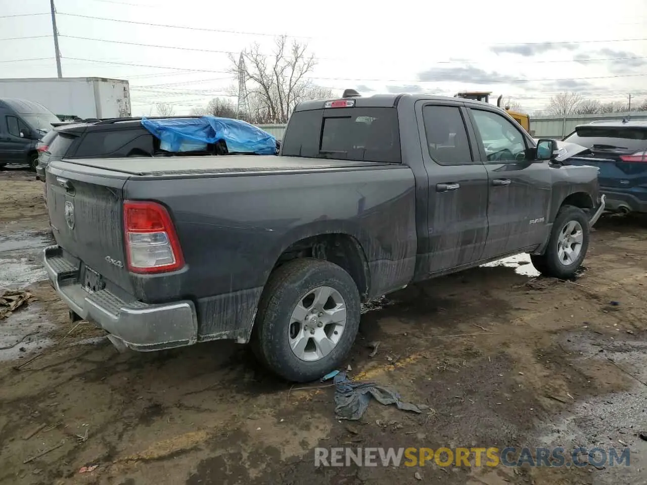 3 fotografías del automóvil dañado 1C6SRFBT3LN400593 RAM 1500 2020