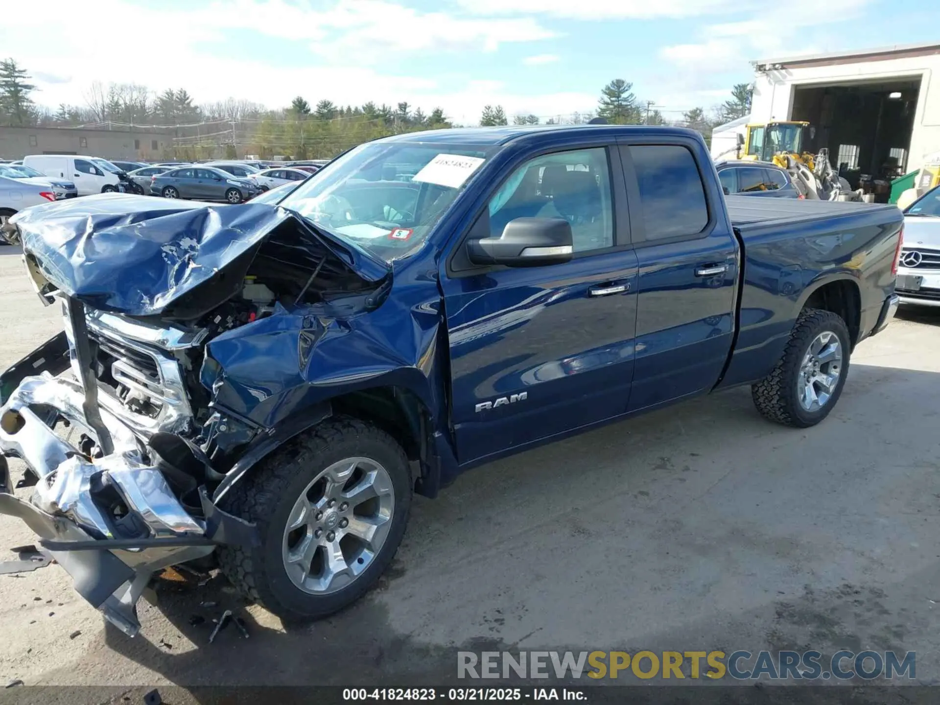 2 fotografías del automóvil dañado 1C6SRFBT4LN224251 RAM 1500 2020