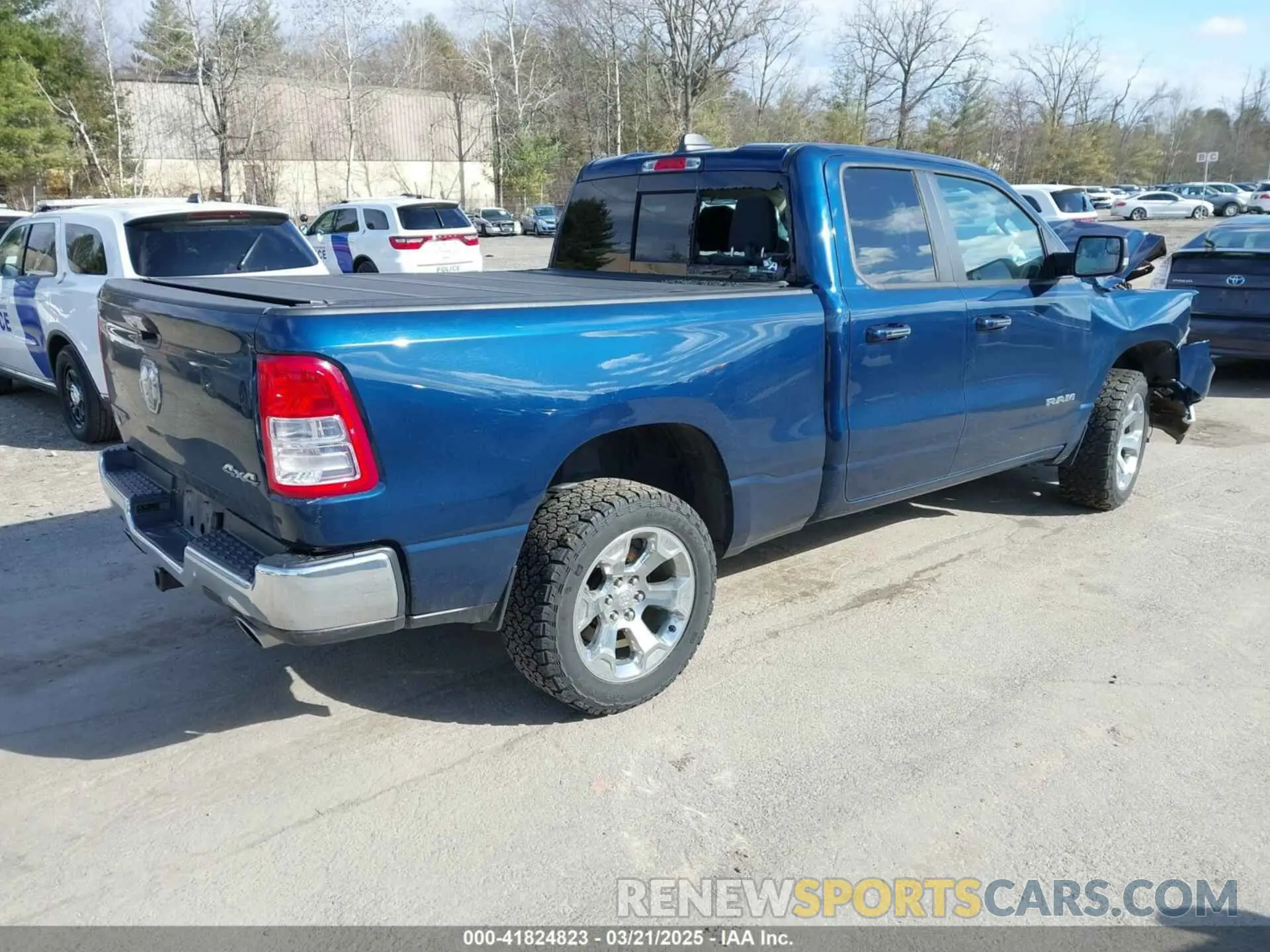 4 fotografías del automóvil dañado 1C6SRFBT4LN224251 RAM 1500 2020