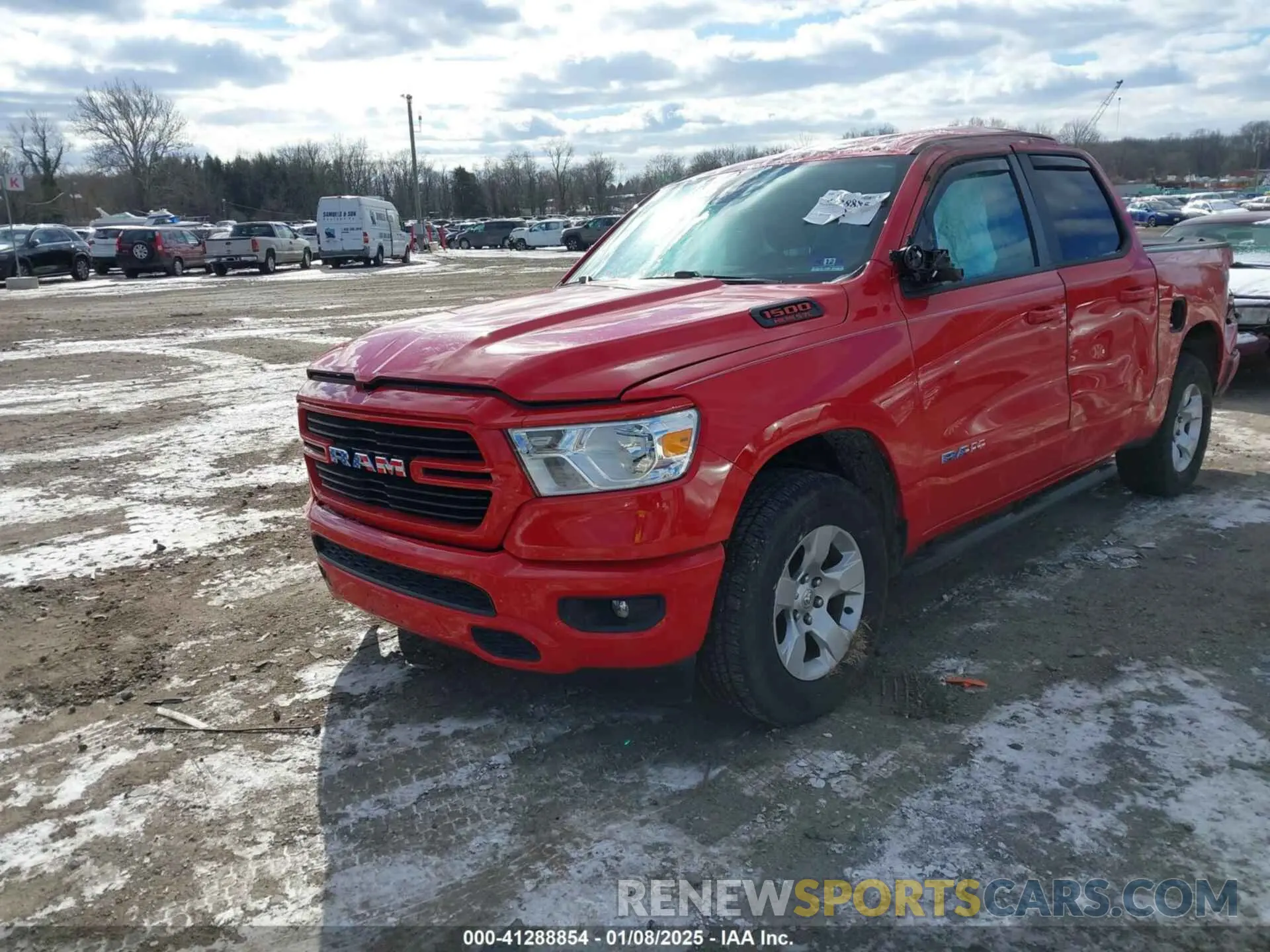 2 fotografías del automóvil dañado 1C6SRFBT5LN175643 RAM 1500 2020