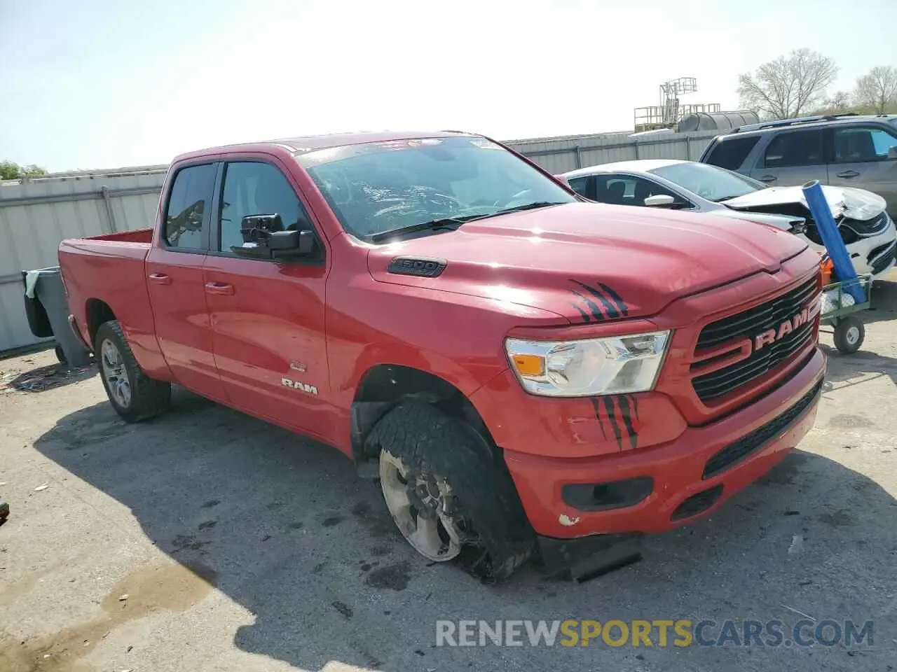 4 fotografías del automóvil dañado 1C6SRFBT6LN201358 RAM 1500 2020