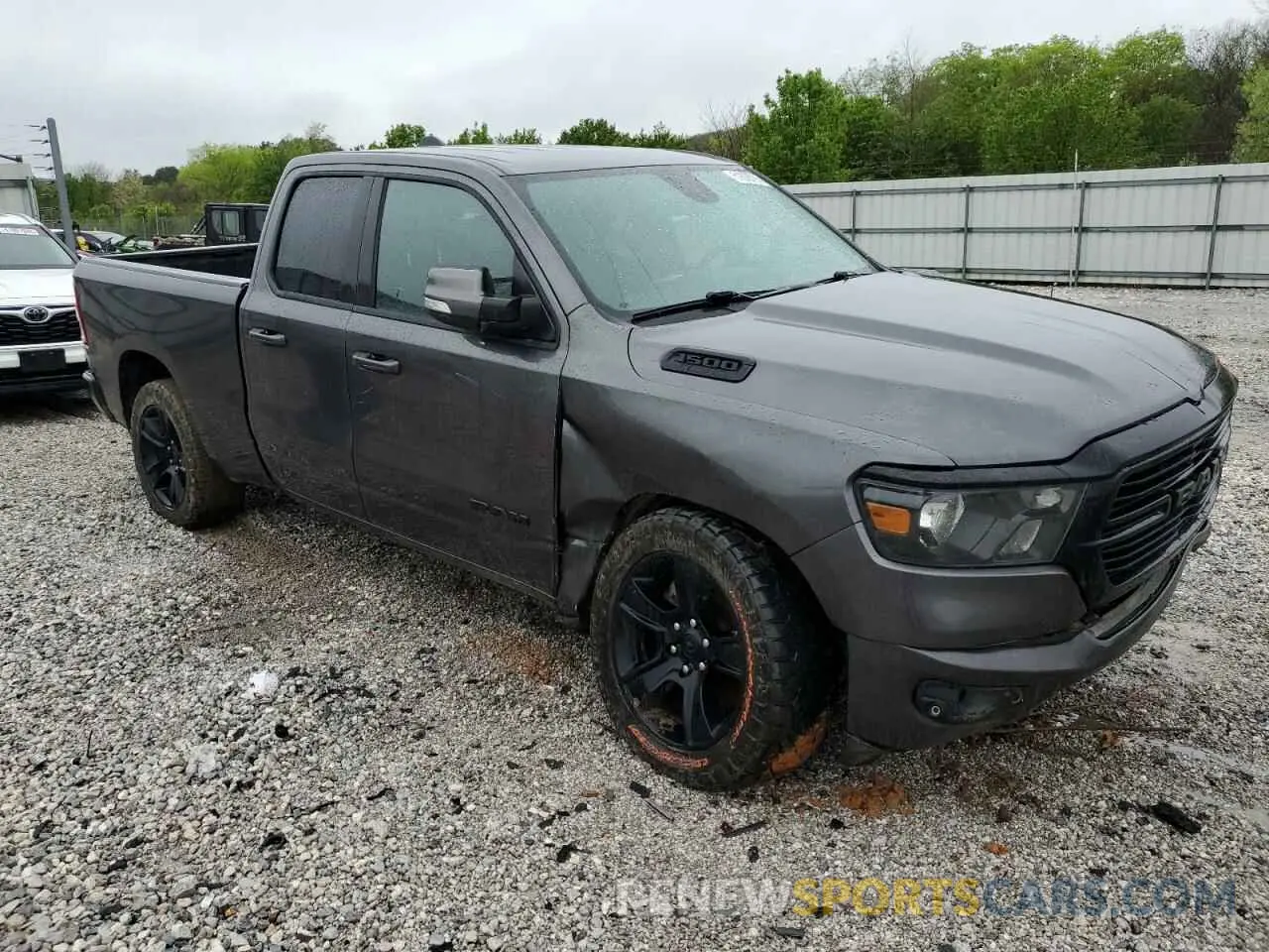 4 fotografías del automóvil dañado 1C6SRFBT6LN330605 RAM 1500 2020