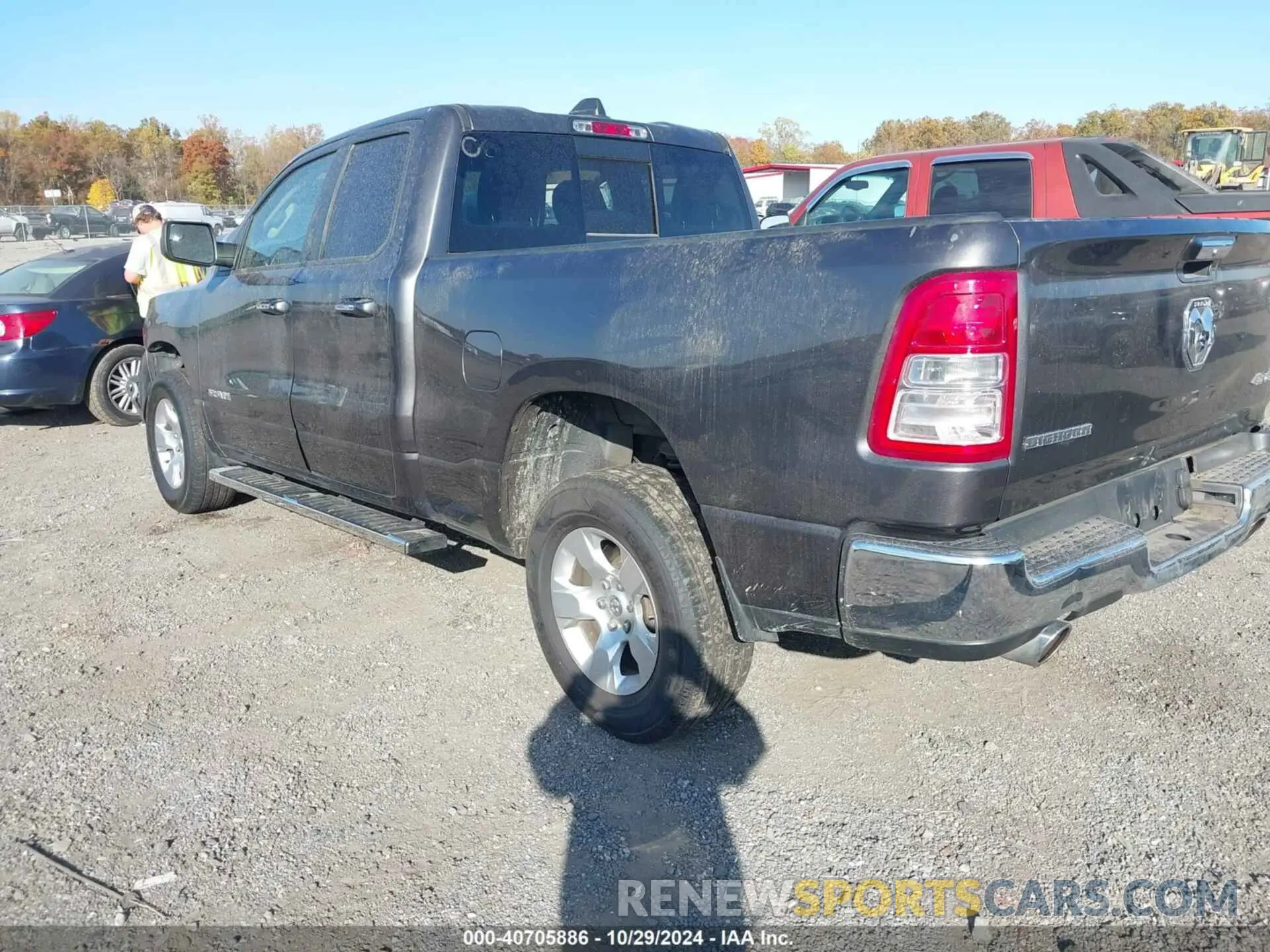 3 fotografías del automóvil dañado 1C6SRFBT7LN190385 RAM 1500 2020
