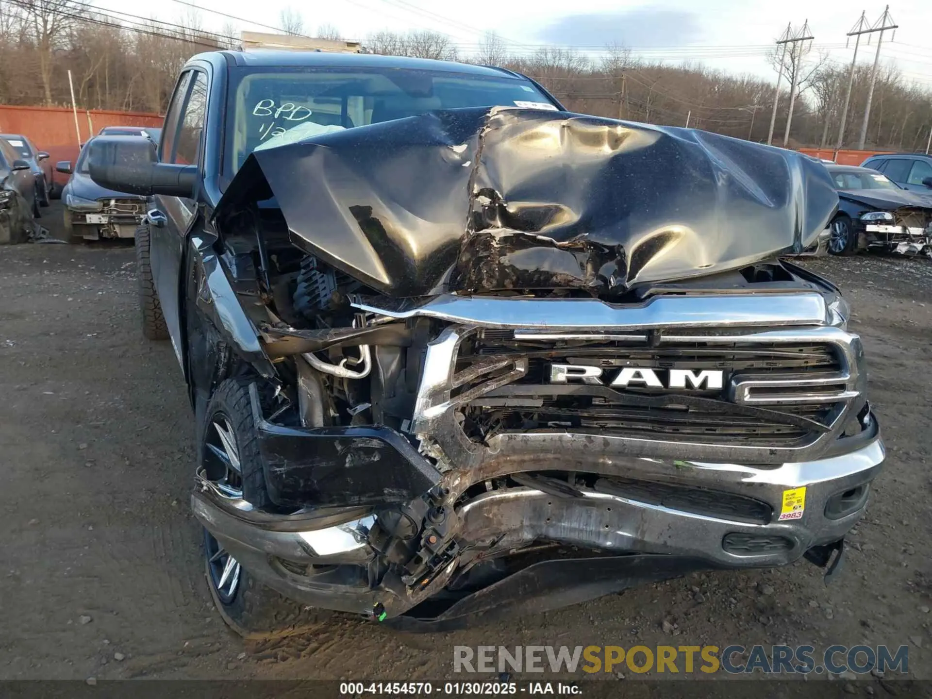 6 fotografías del automóvil dañado 1C6SRFBT8LN341914 RAM 1500 2020