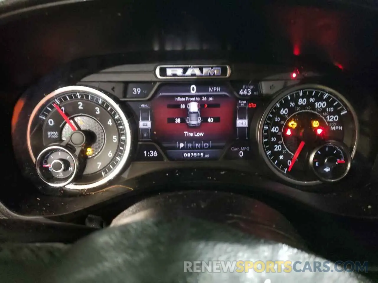 9 fotografías del automóvil dañado 1C6SRFDT6LN303837 RAM 1500 2020