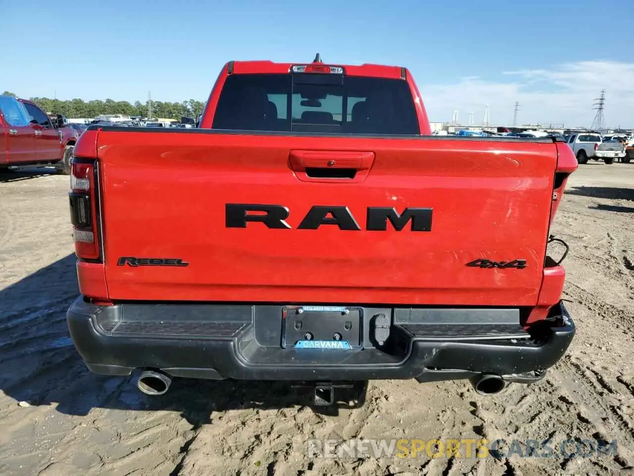 6 fotografías del automóvil dañado 1C6SRFET7LN307328 RAM 1500 2020