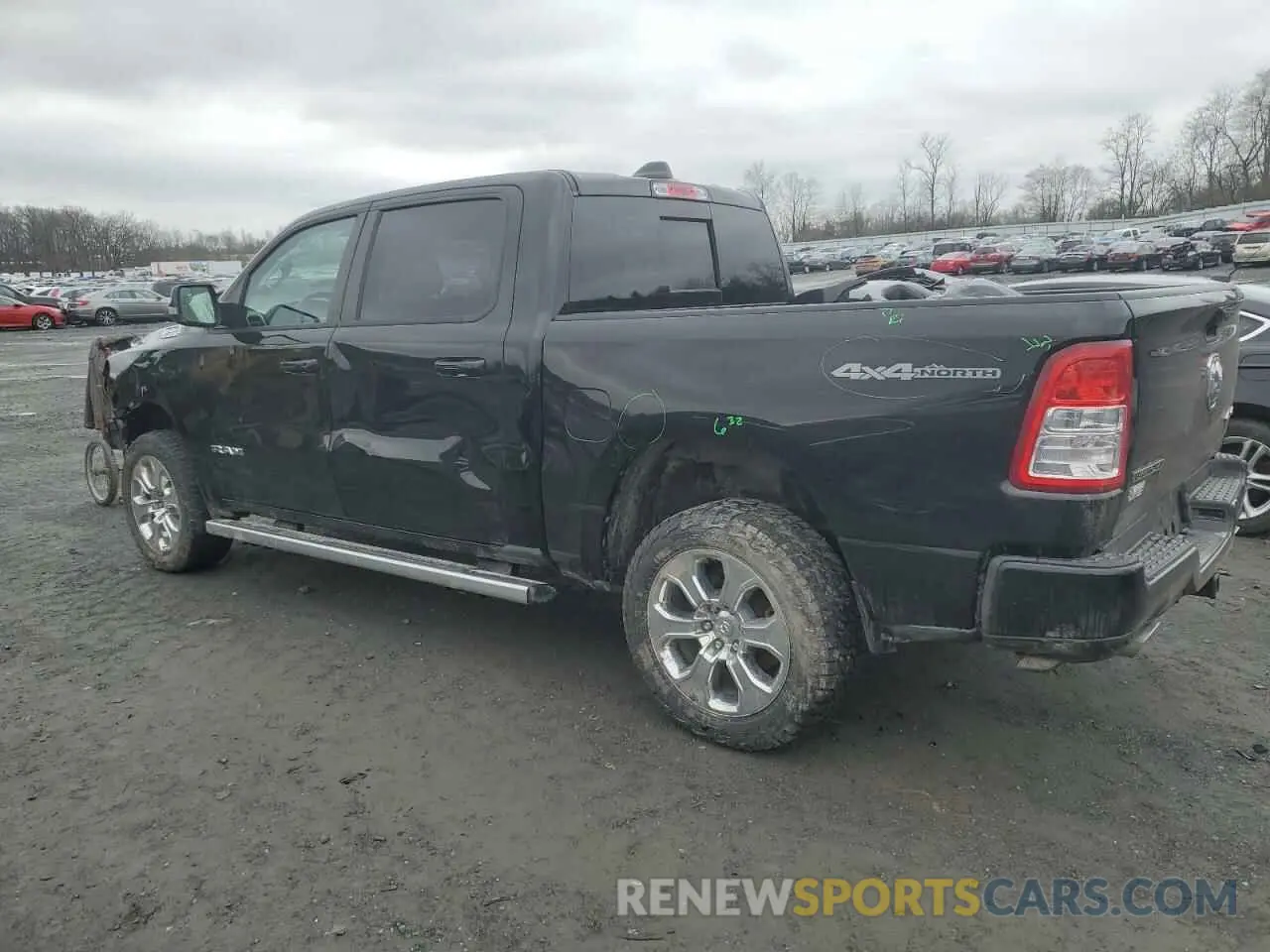 2 fotografías del automóvil dañado 1C6SRFFM6LN224688 RAM 1500 2020