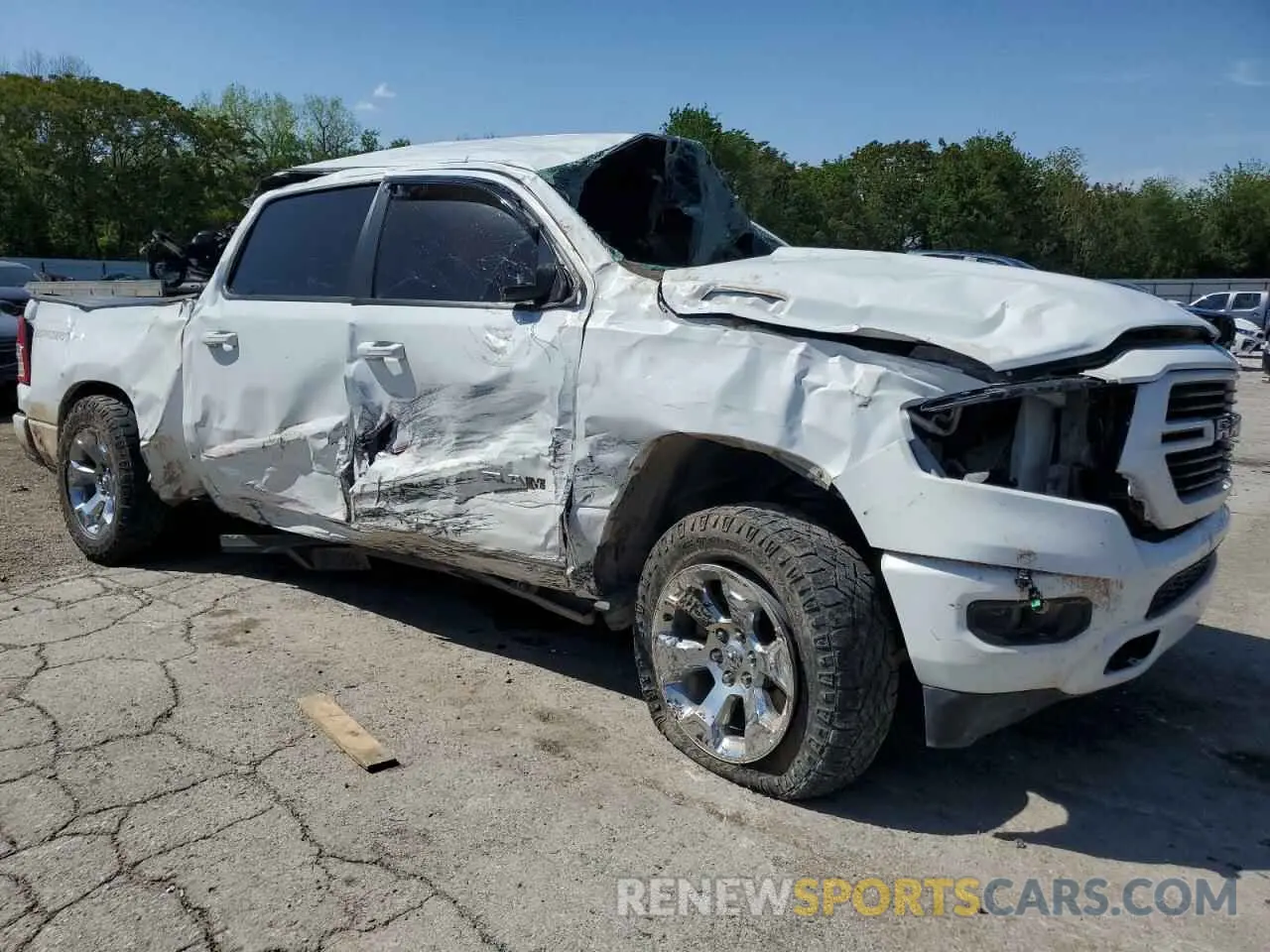 4 fotografías del automóvil dañado 1C6SRFFT0LN110077 RAM 1500 2020