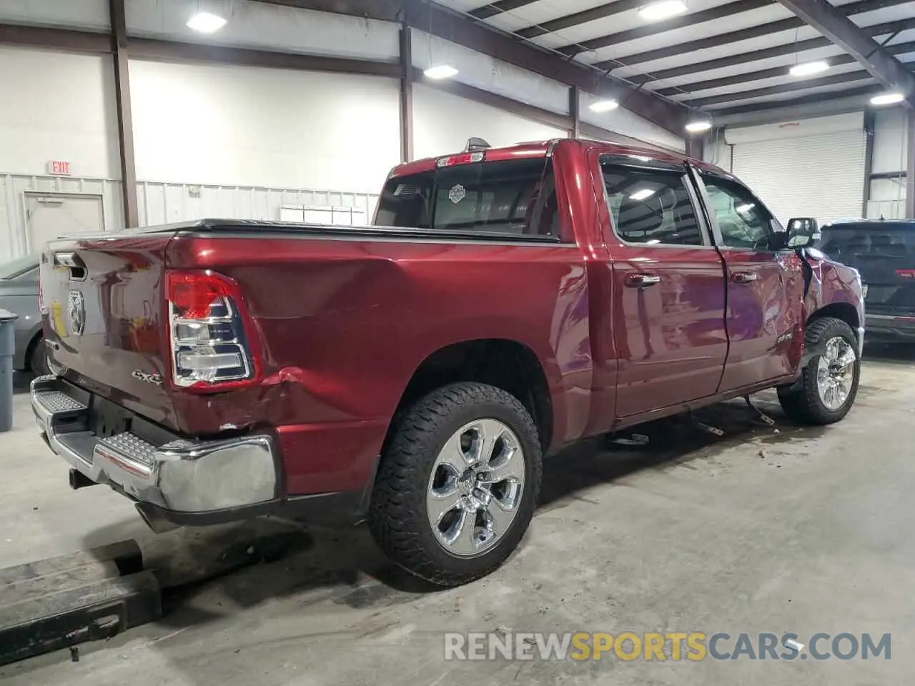 3 fotografías del automóvil dañado 1C6SRFFT0LN390924 RAM 1500 2020