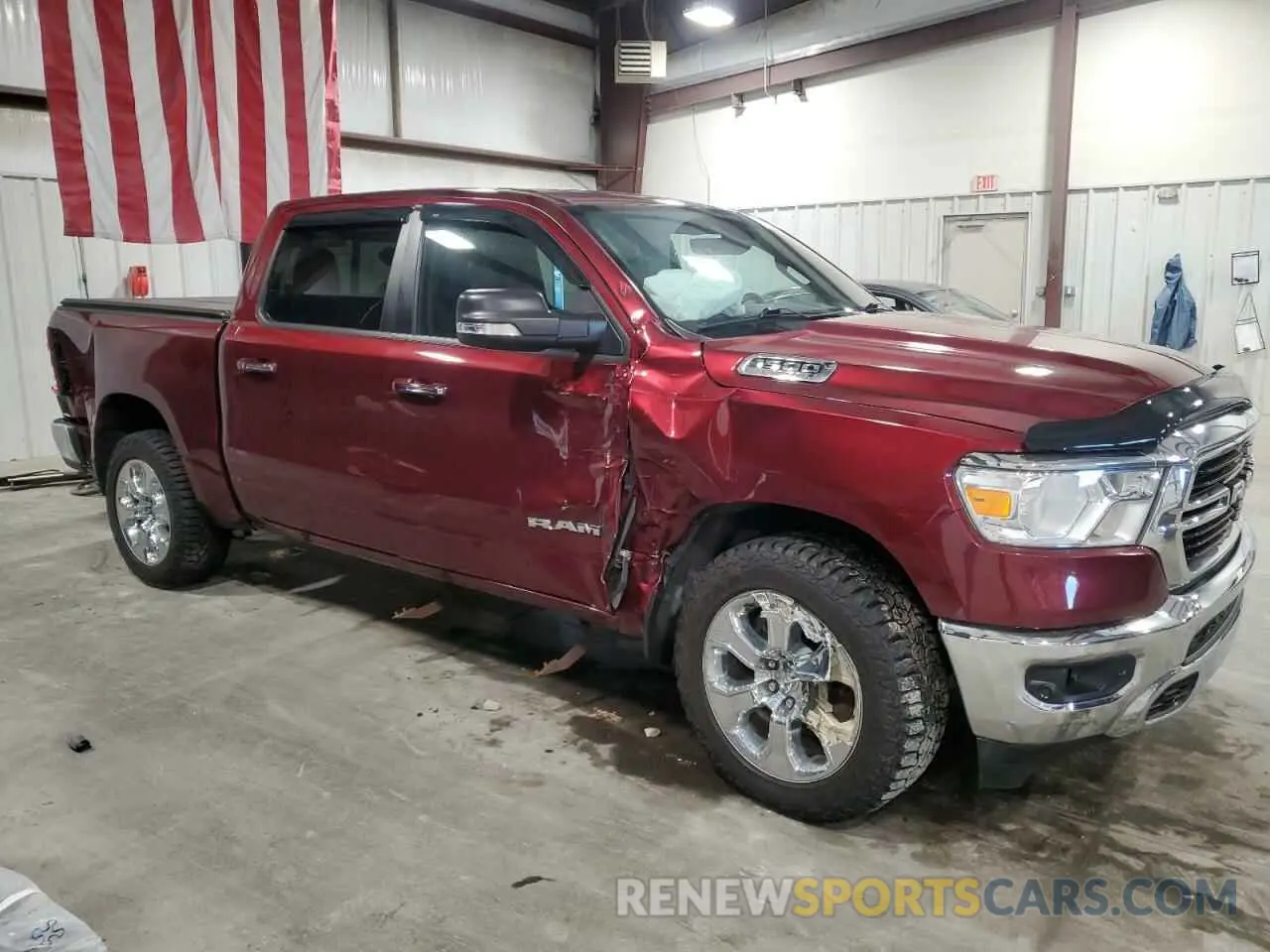 4 fotografías del automóvil dañado 1C6SRFFT0LN390924 RAM 1500 2020