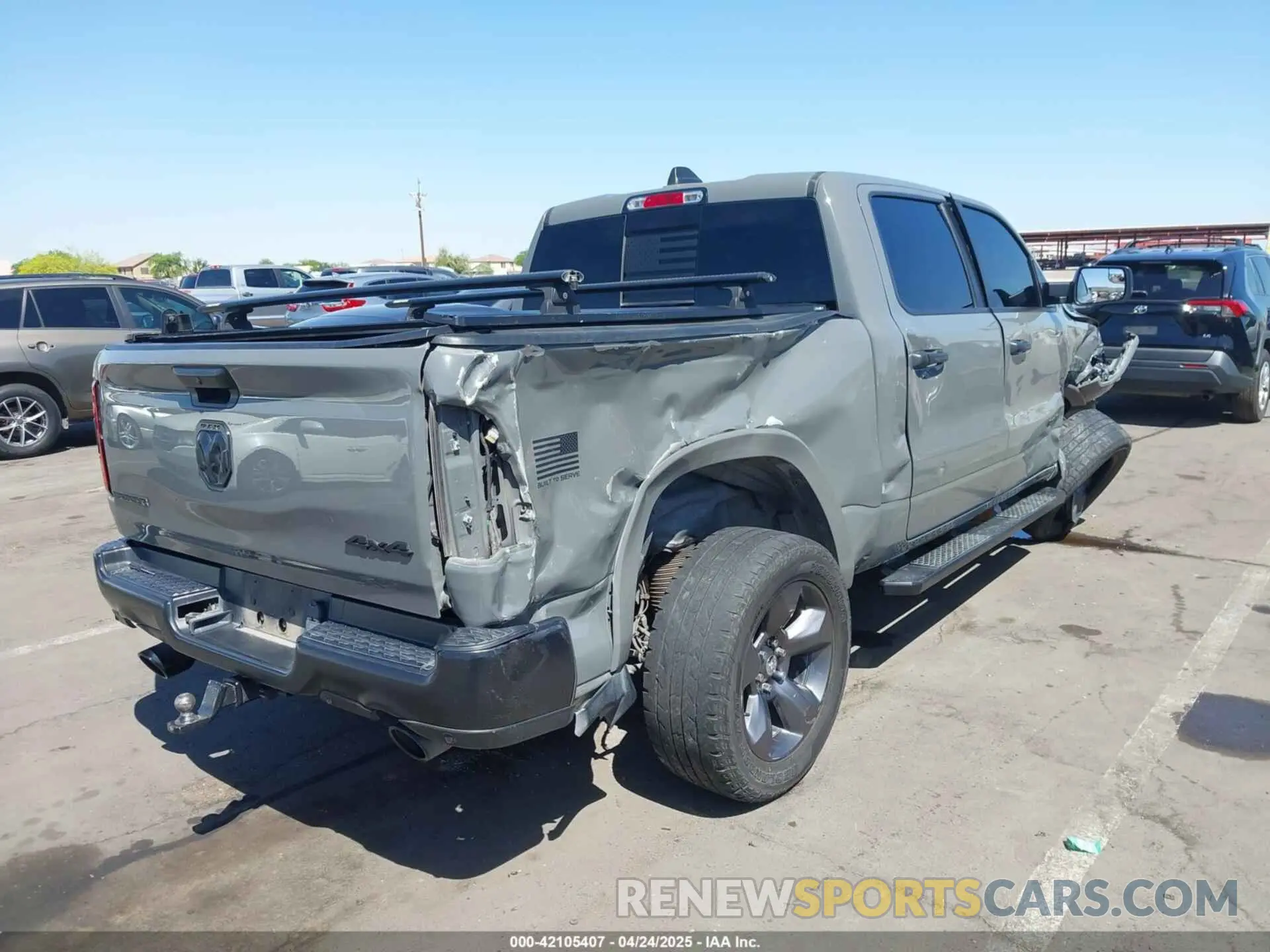 17 fotografías del automóvil dañado 1C6SRFFT2LN382730 RAM 1500 2020