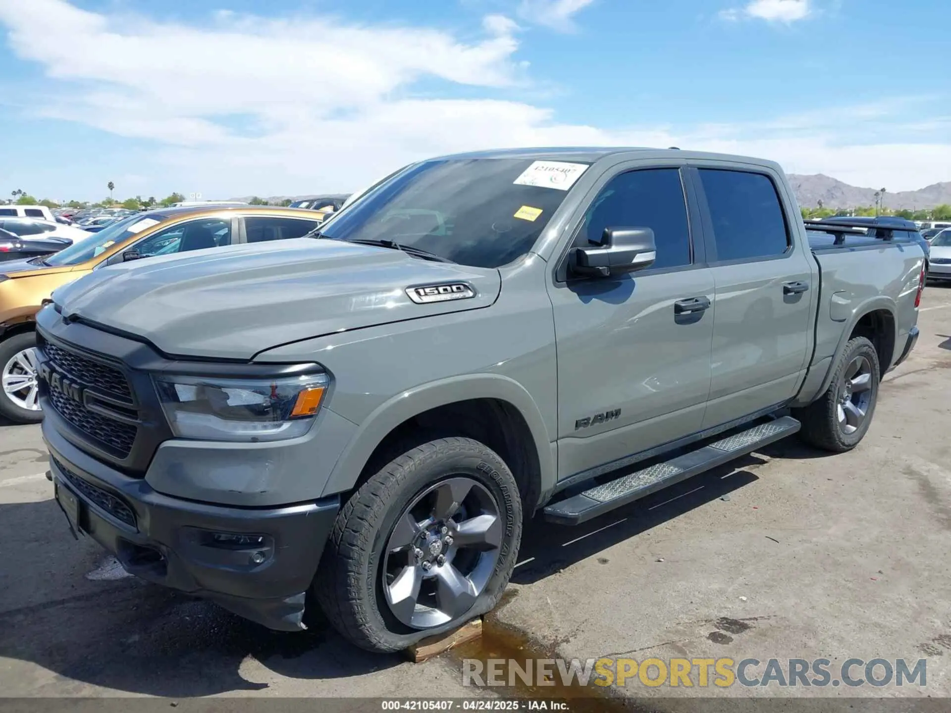 2 fotografías del automóvil dañado 1C6SRFFT2LN382730 RAM 1500 2020